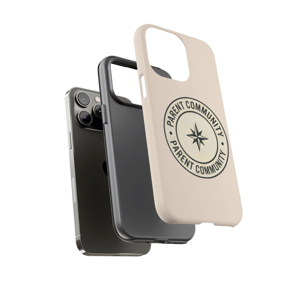 Parent Community Tough Phone Case — Durable Compass Logo Protective Cover