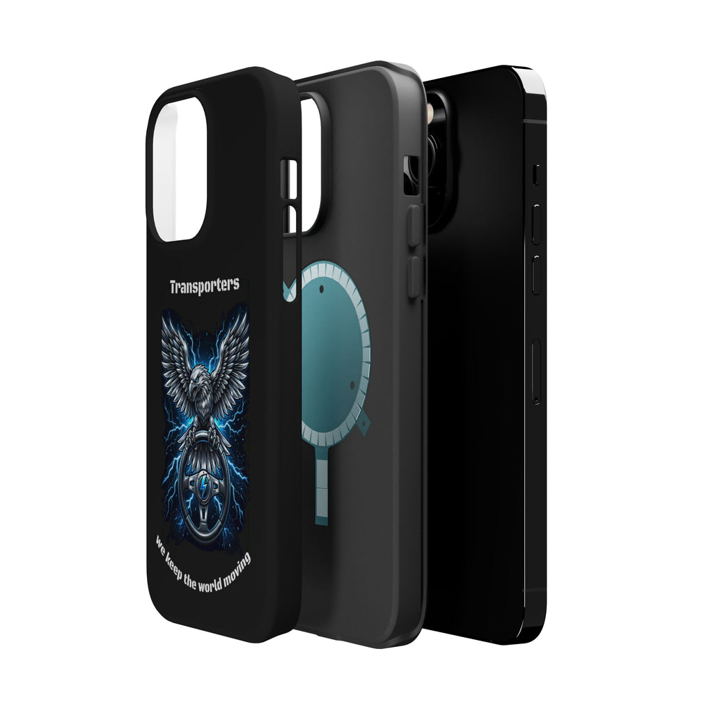 Electric Raven Magnetic Phone Case — Impact‑Resistant Protective Cover