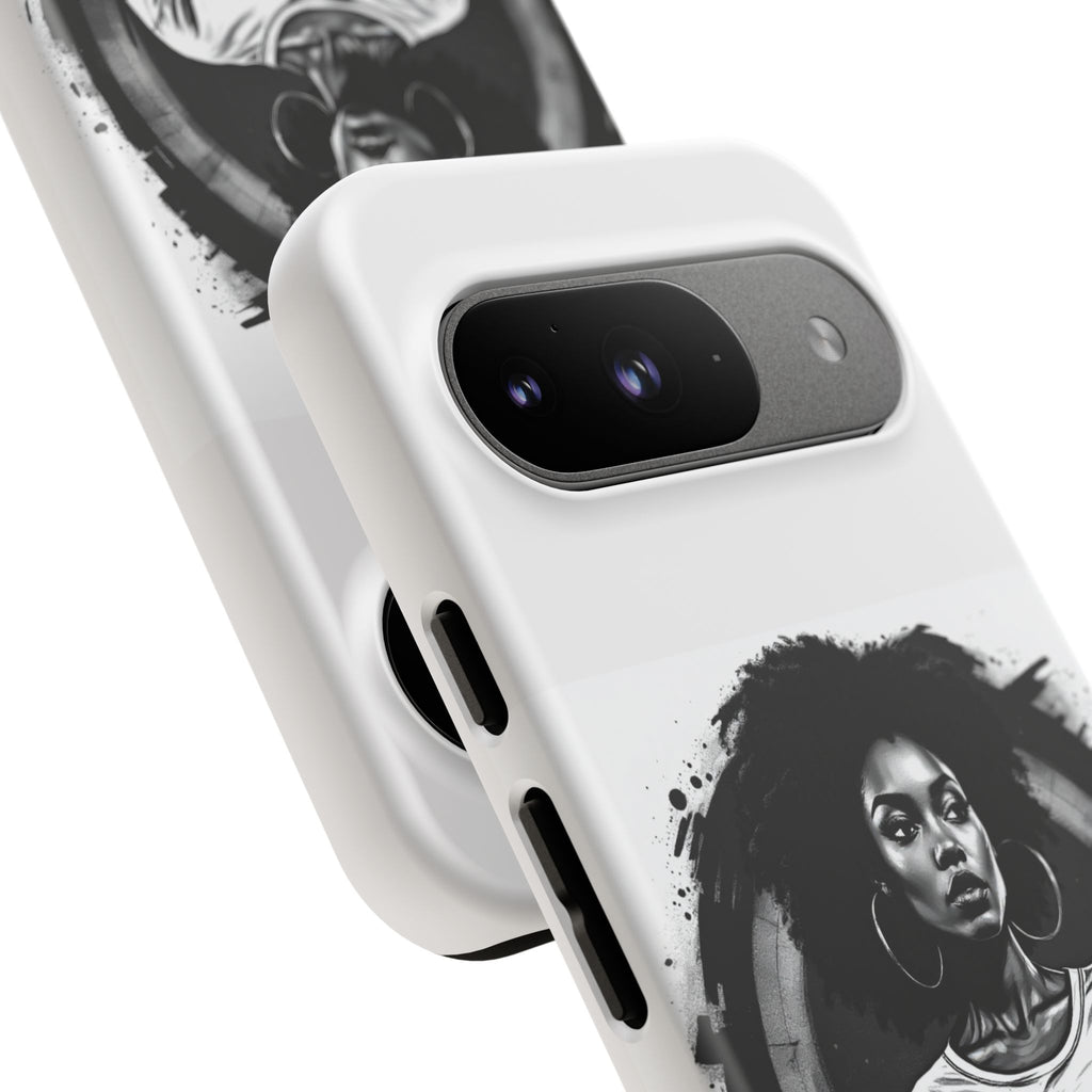 Phone Case — "Long Haul Loyalty" Black & White Portrait Protective Case