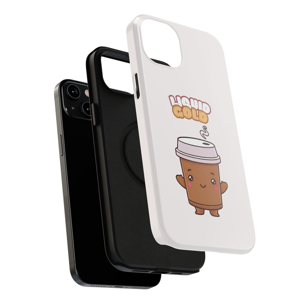 Coffee Cup Phone Case – “Liquid Gold” Cute Kawaii Espresso Impact-Resistant Case