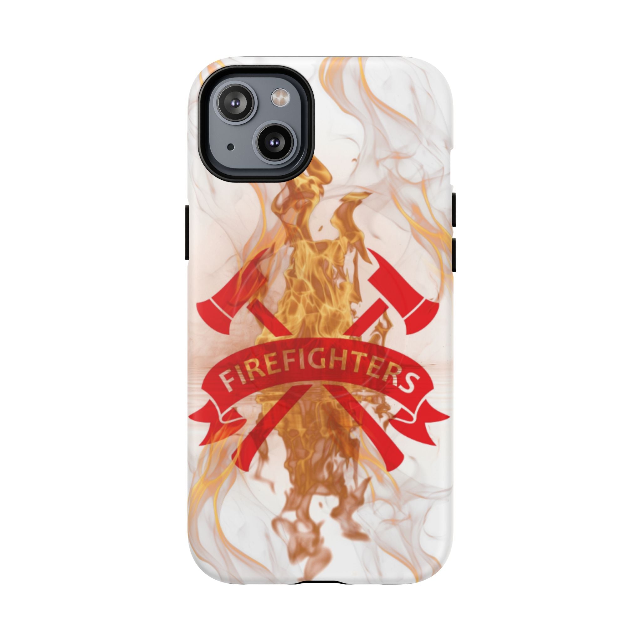 Firefighter Emblem Tough Magnetic Phone Case — Flame Design