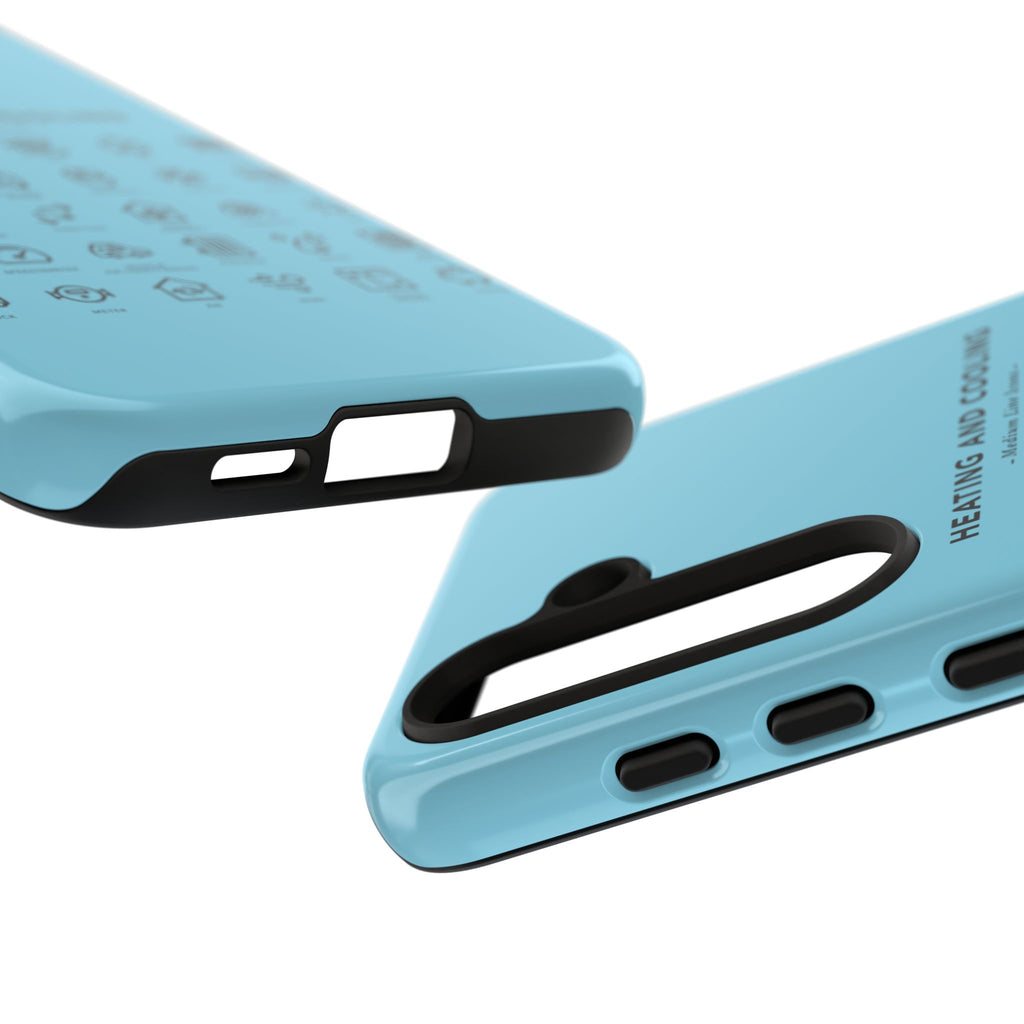 Heating and Cooling Icons Phone Case – HVAC Technician Protective Phone Cover