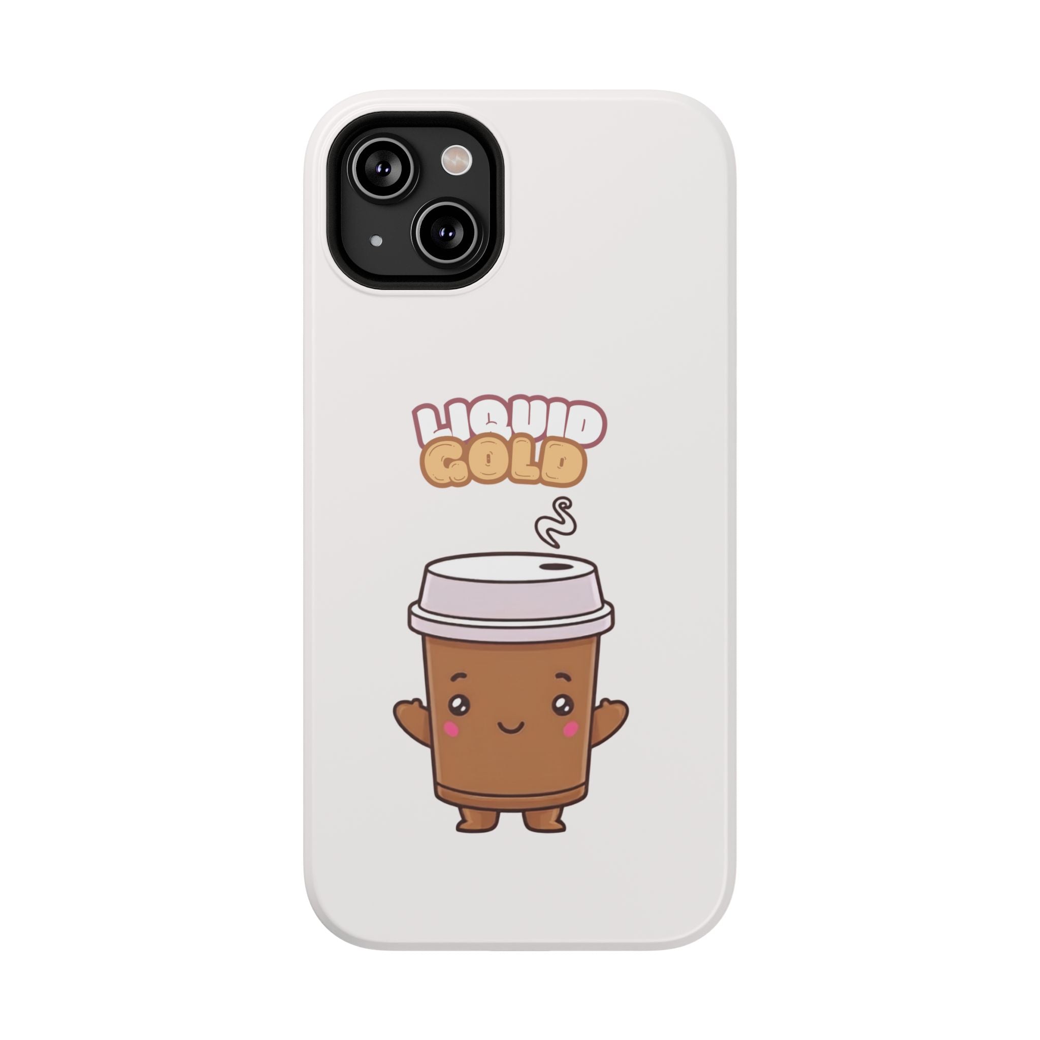 Coffee Cup Phone Case – “Liquid Gold” Cute Kawaii Espresso Impact-Resistant Case