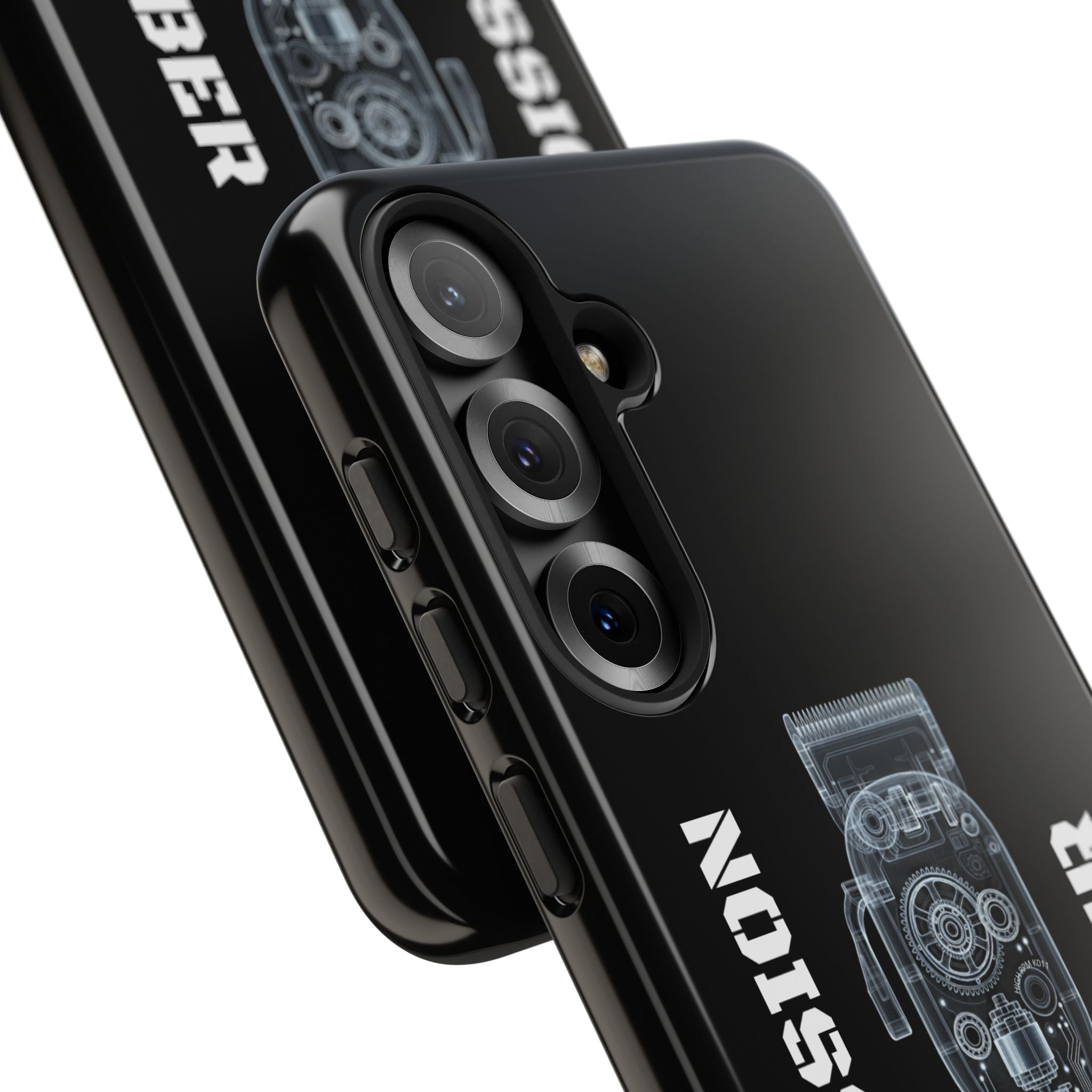Barber Clip Cord X‑Ray Tough Phone Case – Professional Barber Gift