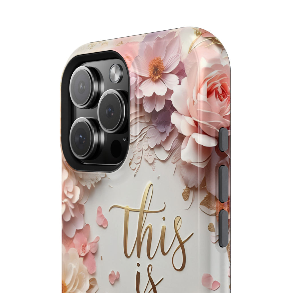 Floral "This Is Me" Phone Case — Impact-Resistant Floral Protective Cover