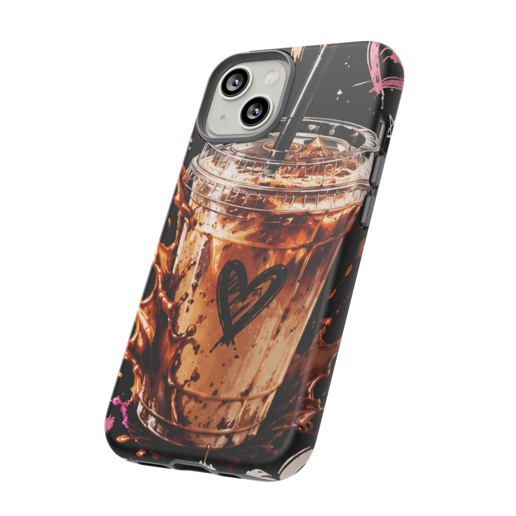 Iced Coffee Phone Case – 'Iced Coffee latte: Stylish Protective Case