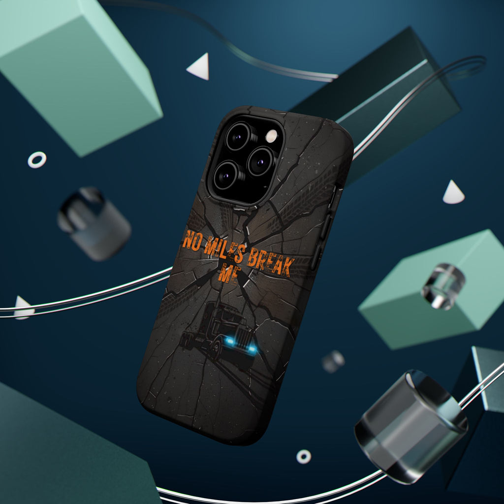 Phone Case — Fiery Semi Truck Magnetic Impact-Resistant Case