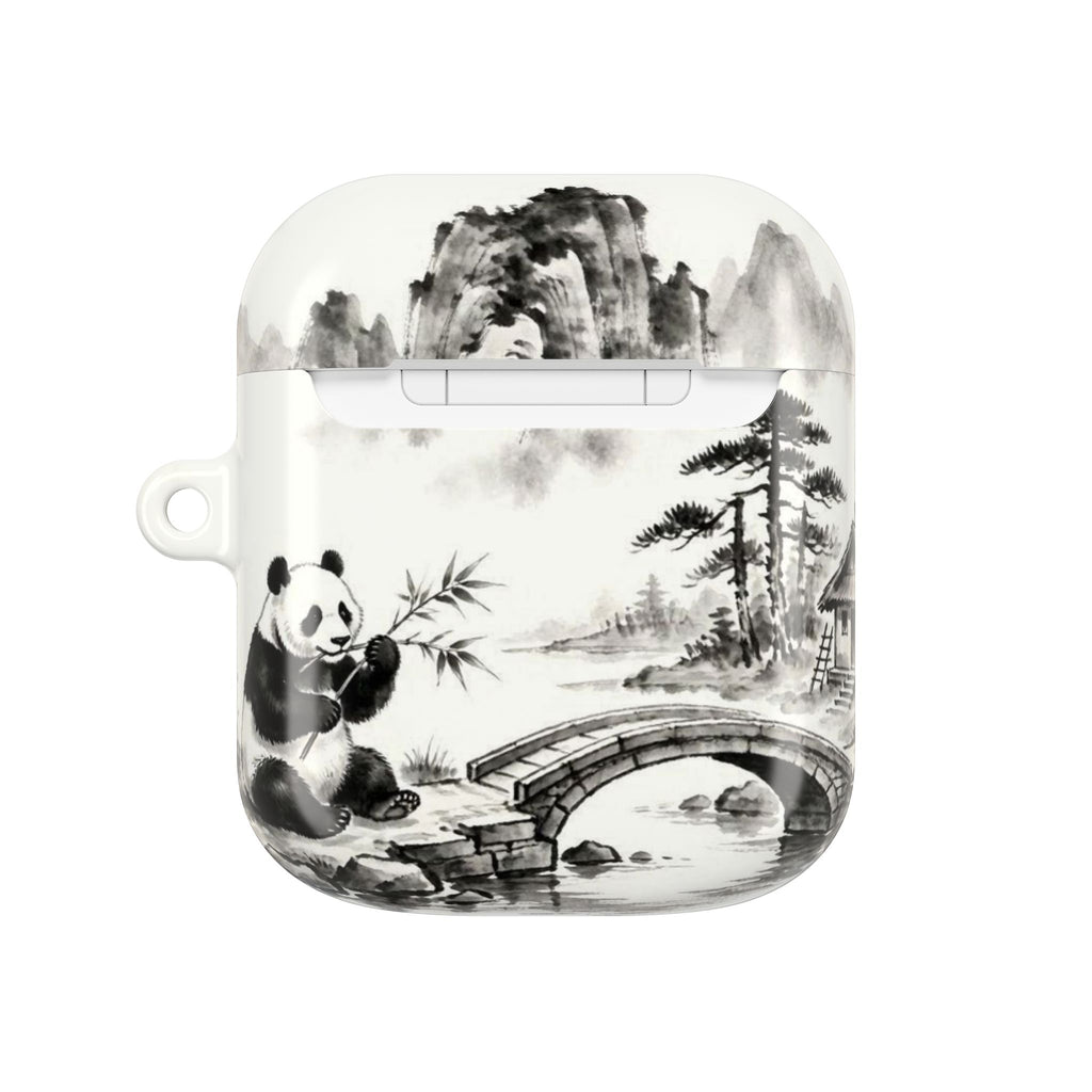 Panda Bamboo Landscape AirPod Case