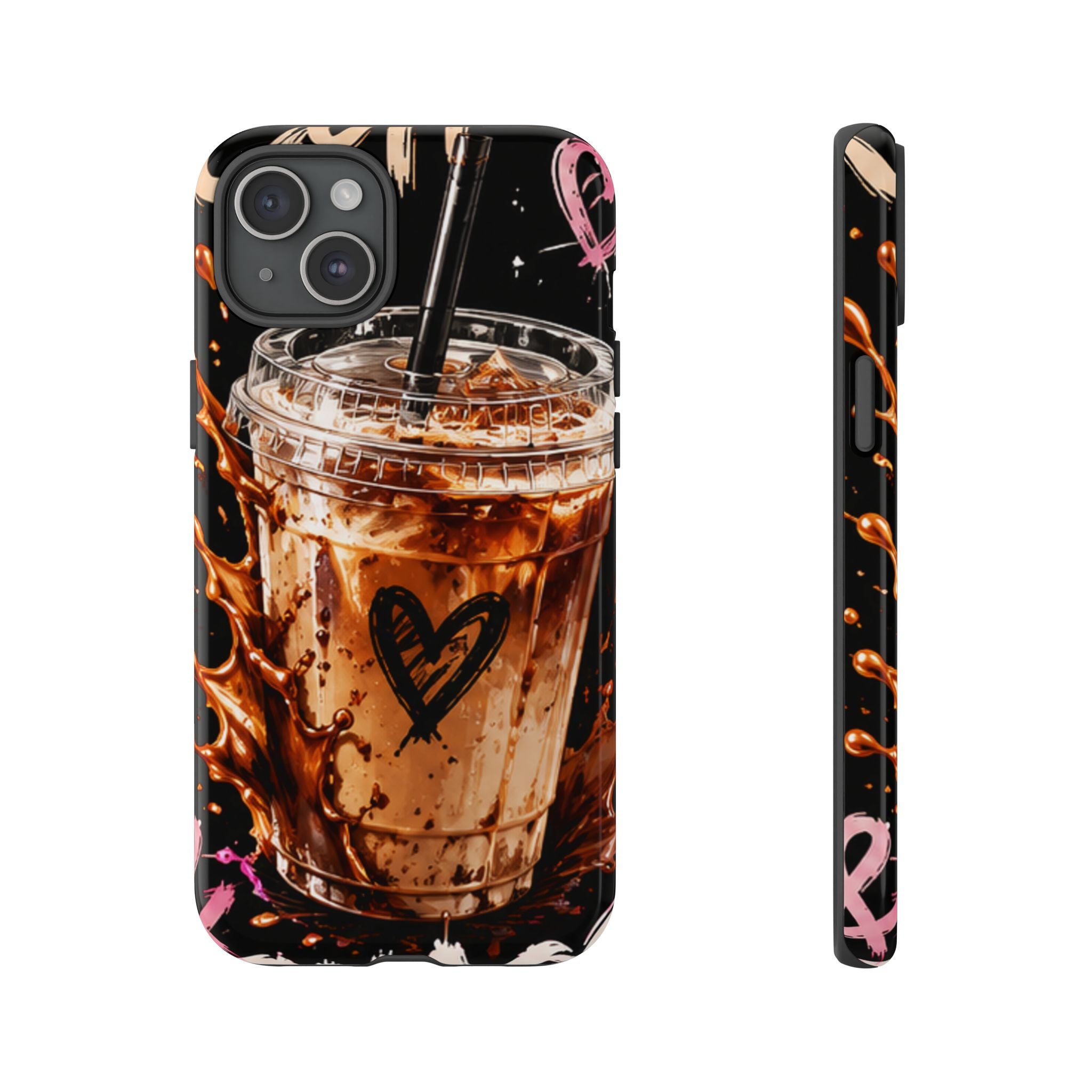 Iced Coffee Phone Case – 'Iced Coffee latte: Stylish Protective Case