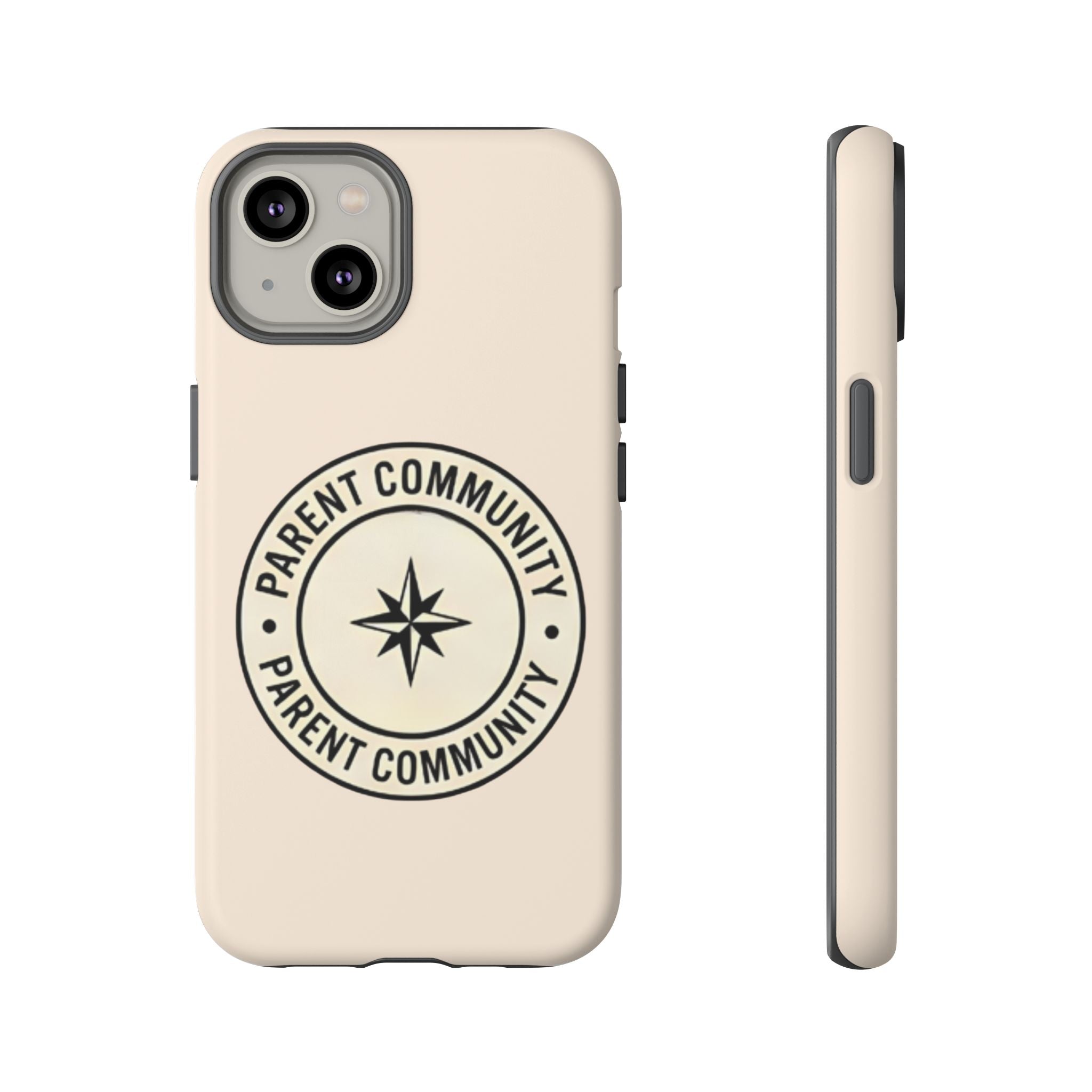 Parent Community Tough Phone Case — Durable Compass Logo Protective Cover
