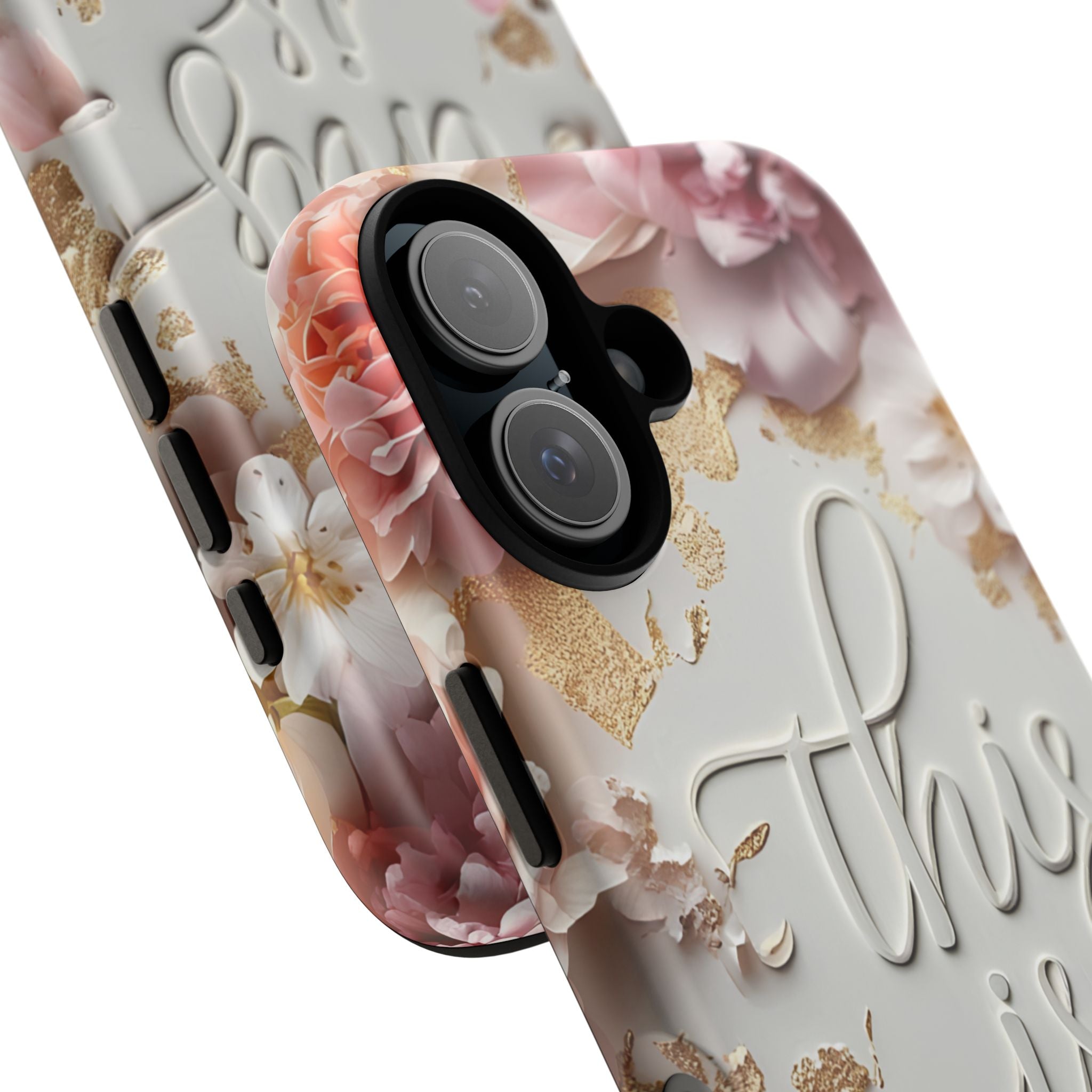 Phone Case — "This Is Me" Floral Tough Case