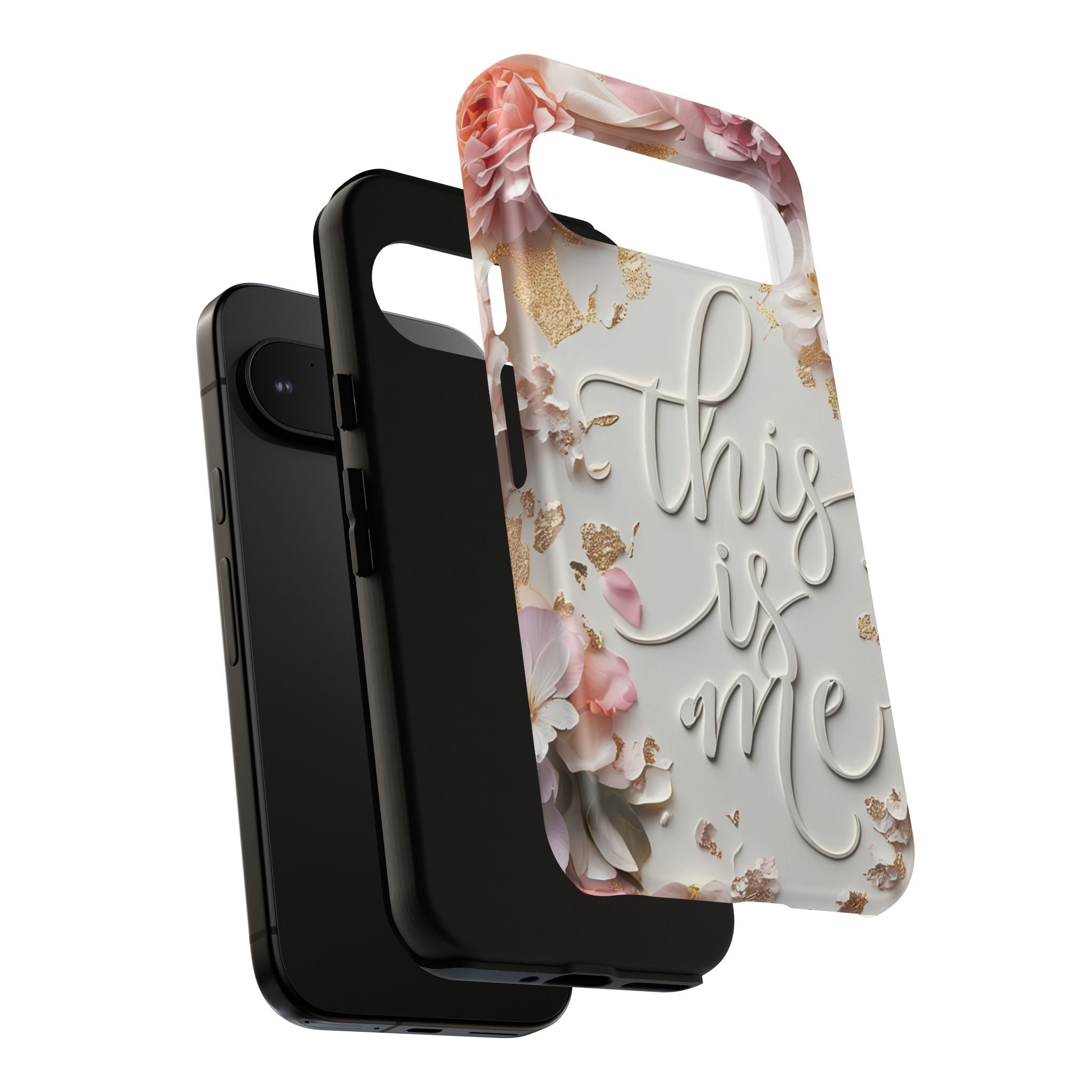 Phone Case — "This Is Me" Floral Tough Case