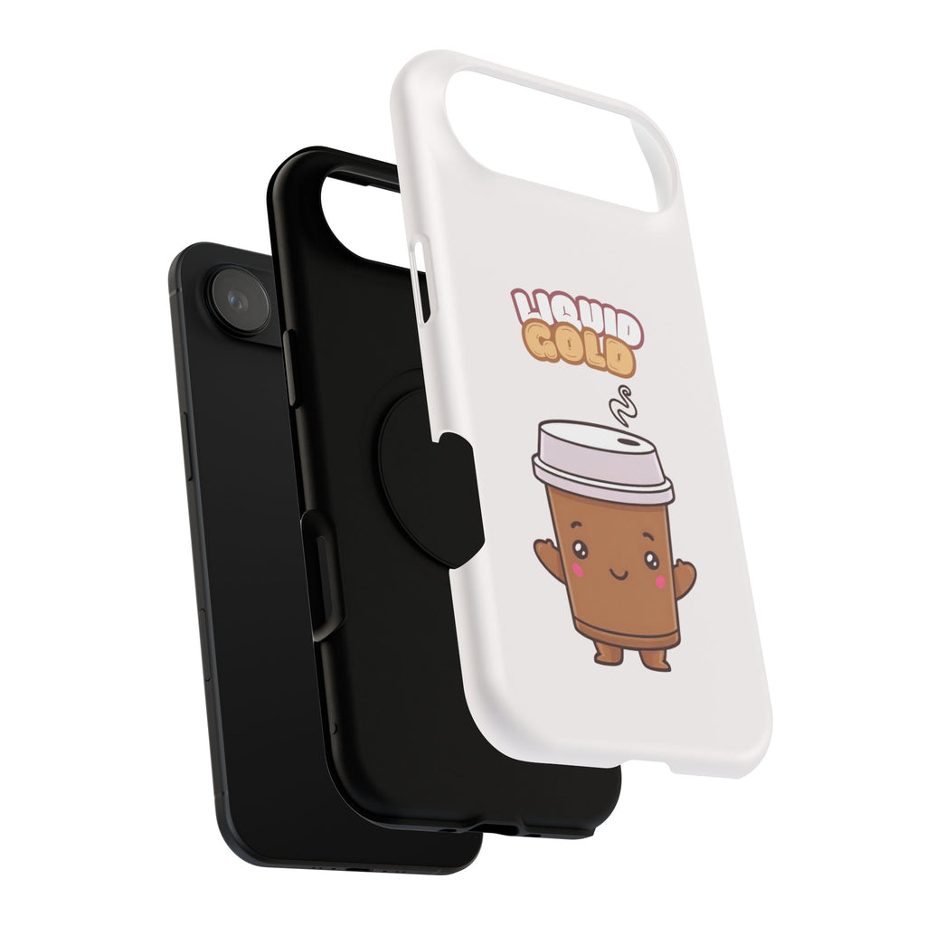 Coffee Cup Phone Case – “Liquid Gold” Cute Kawaii Espresso Impact-Resistant Case