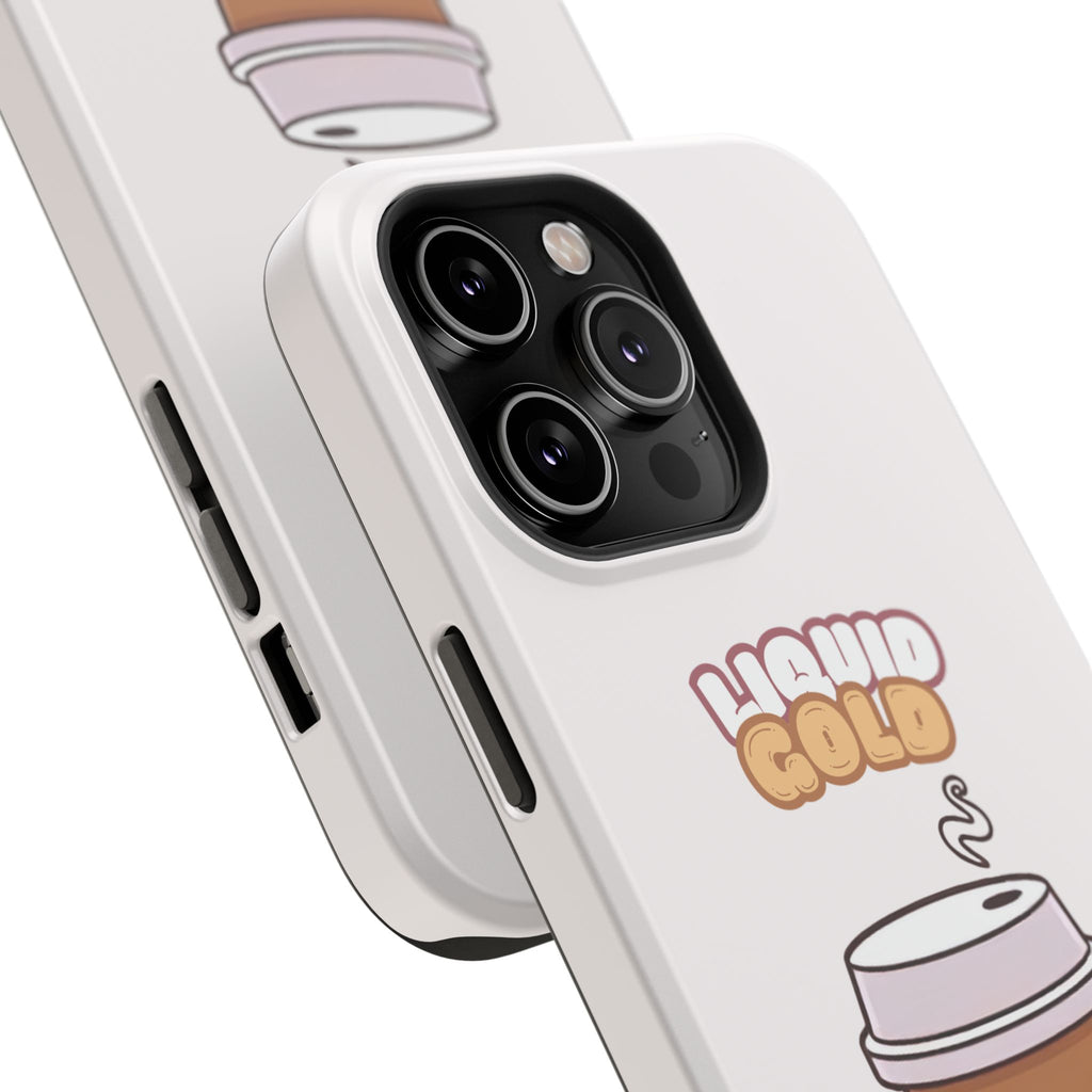 Coffee Cup Phone Case – “Liquid Gold” Cute Kawaii Espresso Impact-Resistant Case