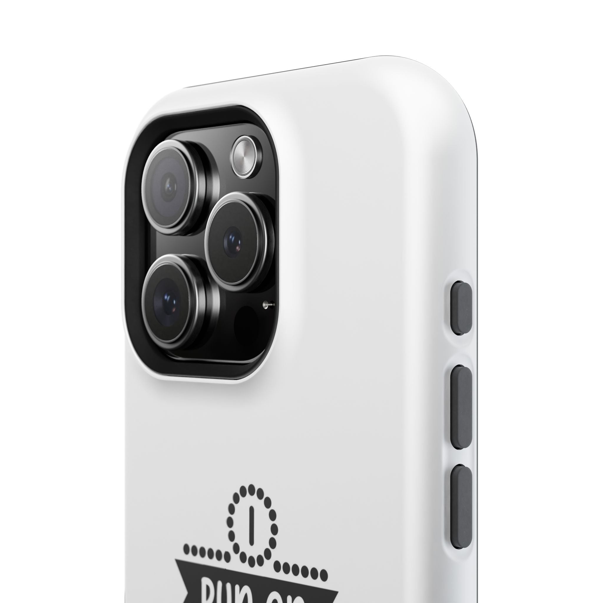 Phone Case — "Run on Coffee and Chaos" Impact-Resistant Protective Cover