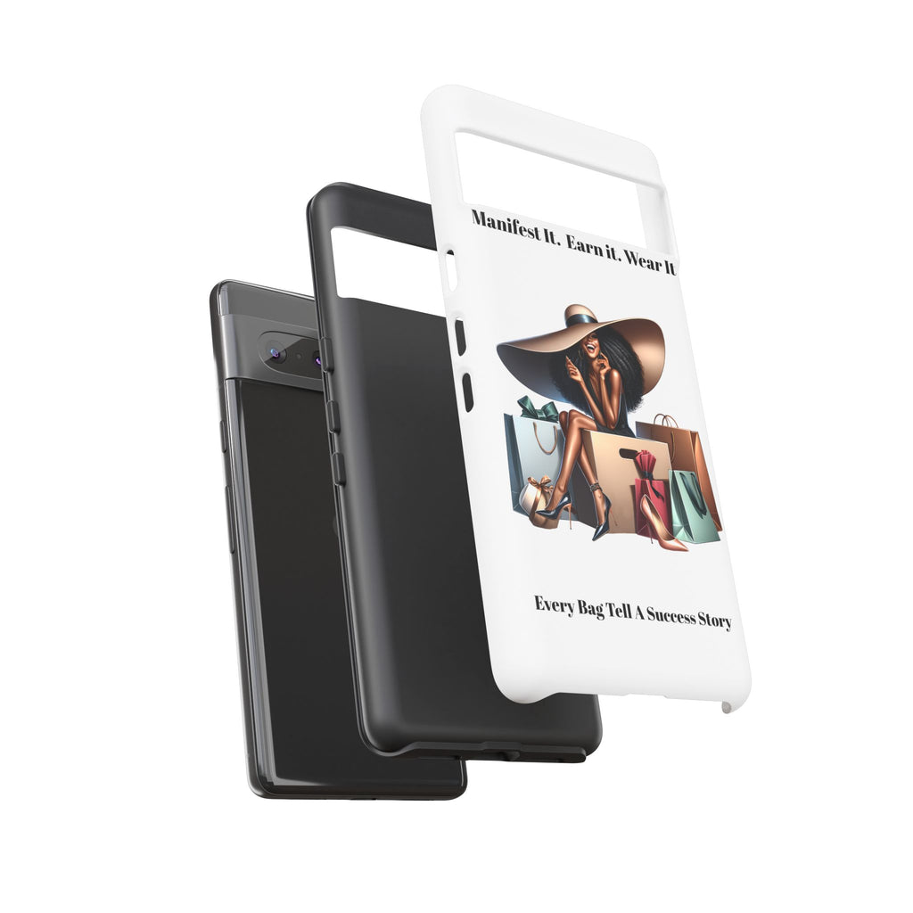 Phone Case - "Manifest It. Earn It. Wear It." Chic Shopper Design