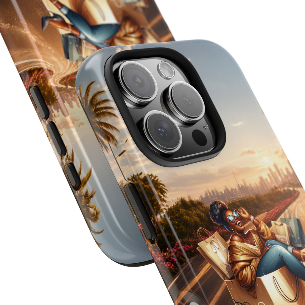 Sunset Roadtrip Tough Phone Case — Relaxed Traveler Design