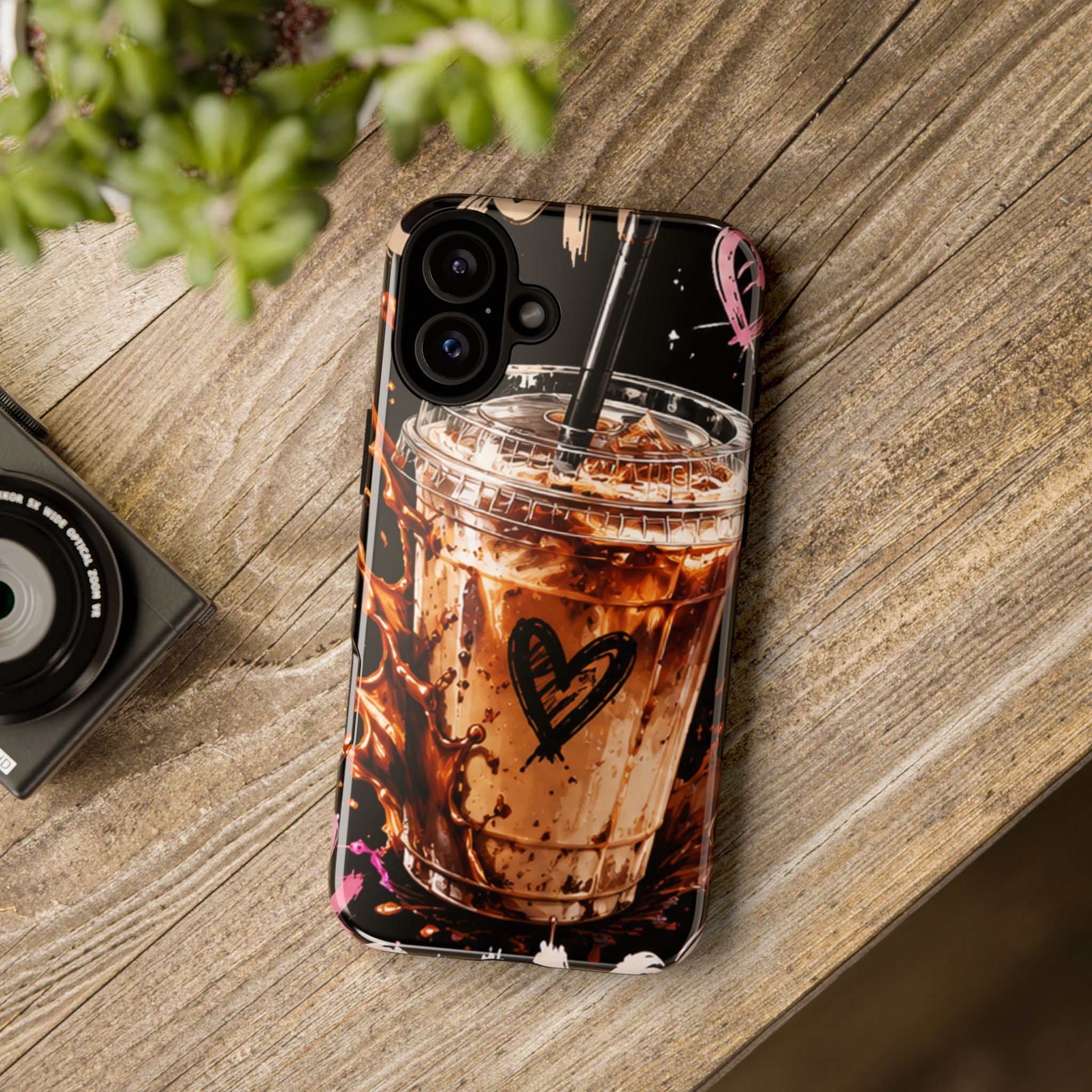 Iced Coffee Phone Case – 'Iced Coffee latte: Stylish Protective Case