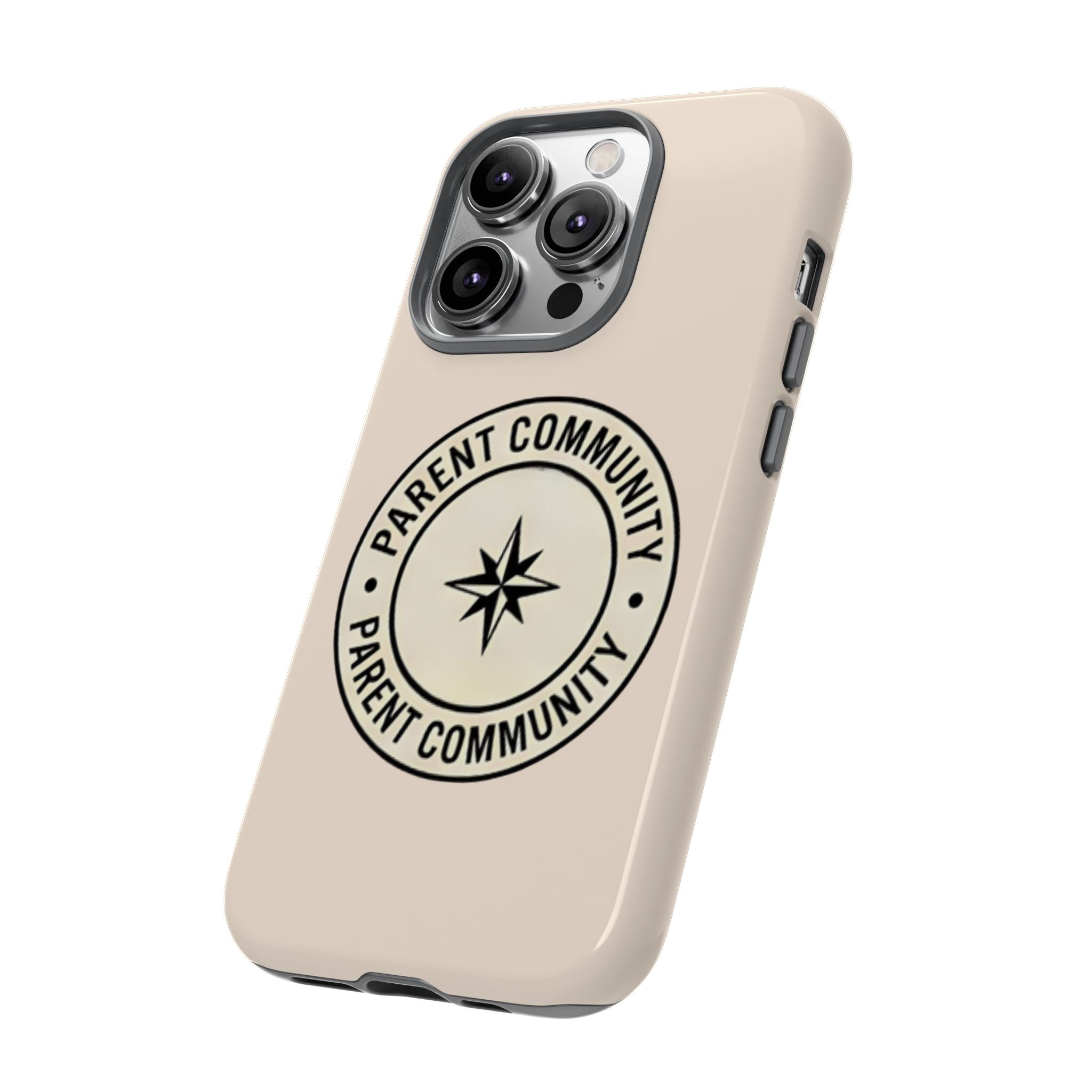 Parent Community Tough Phone Case — Durable Compass Logo Protective Cover