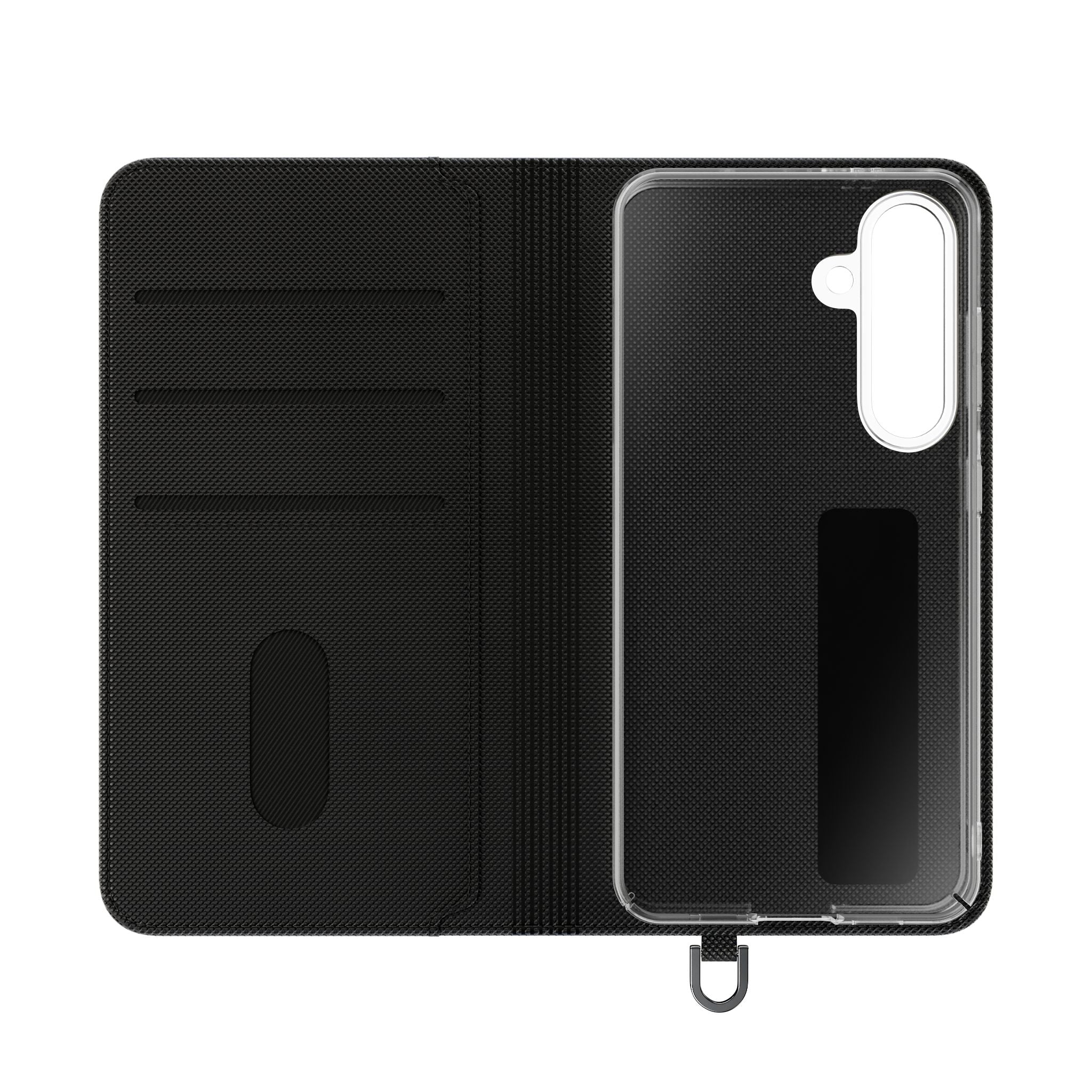 Coffee Quote Flip Phone Case — "Before we begin our conversation, let me grab my coffee."