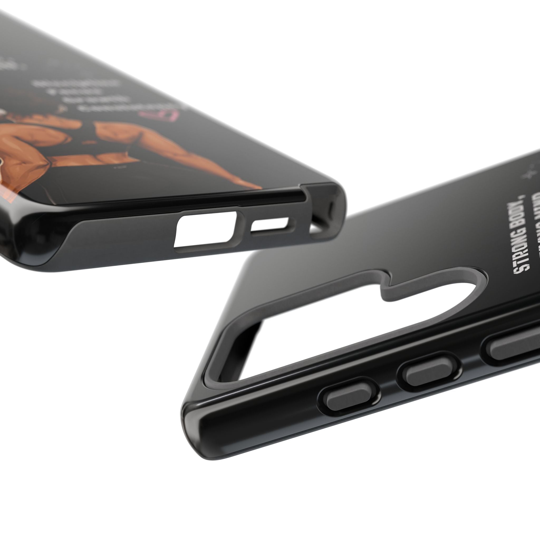 Strong Body, Strong Mind Phone Case — Motivational Fitness Protective Case