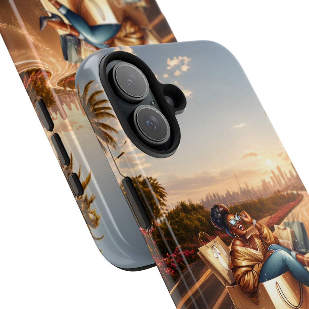 Sunset Roadtrip Tough Phone Case — Relaxed Traveler Design