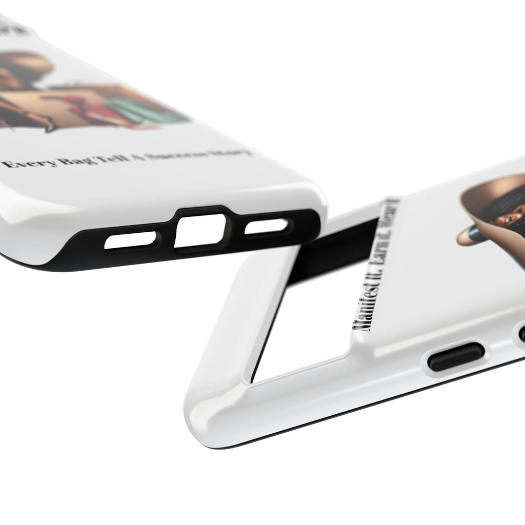 Phone Case - "Manifest It. Earn It. Wear It." Chic Shopper Design