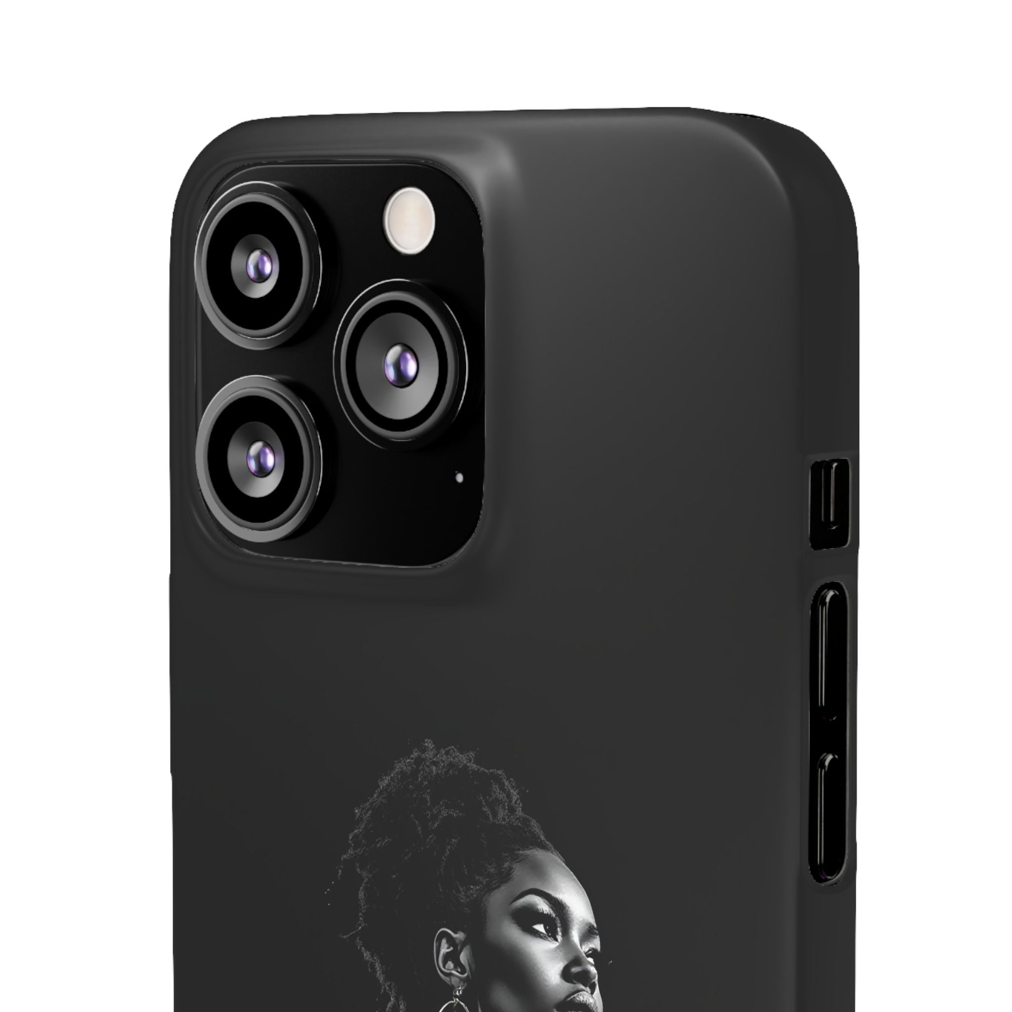 Phone Case — "Long Haul Loyalty" Black Portrait Snap Case