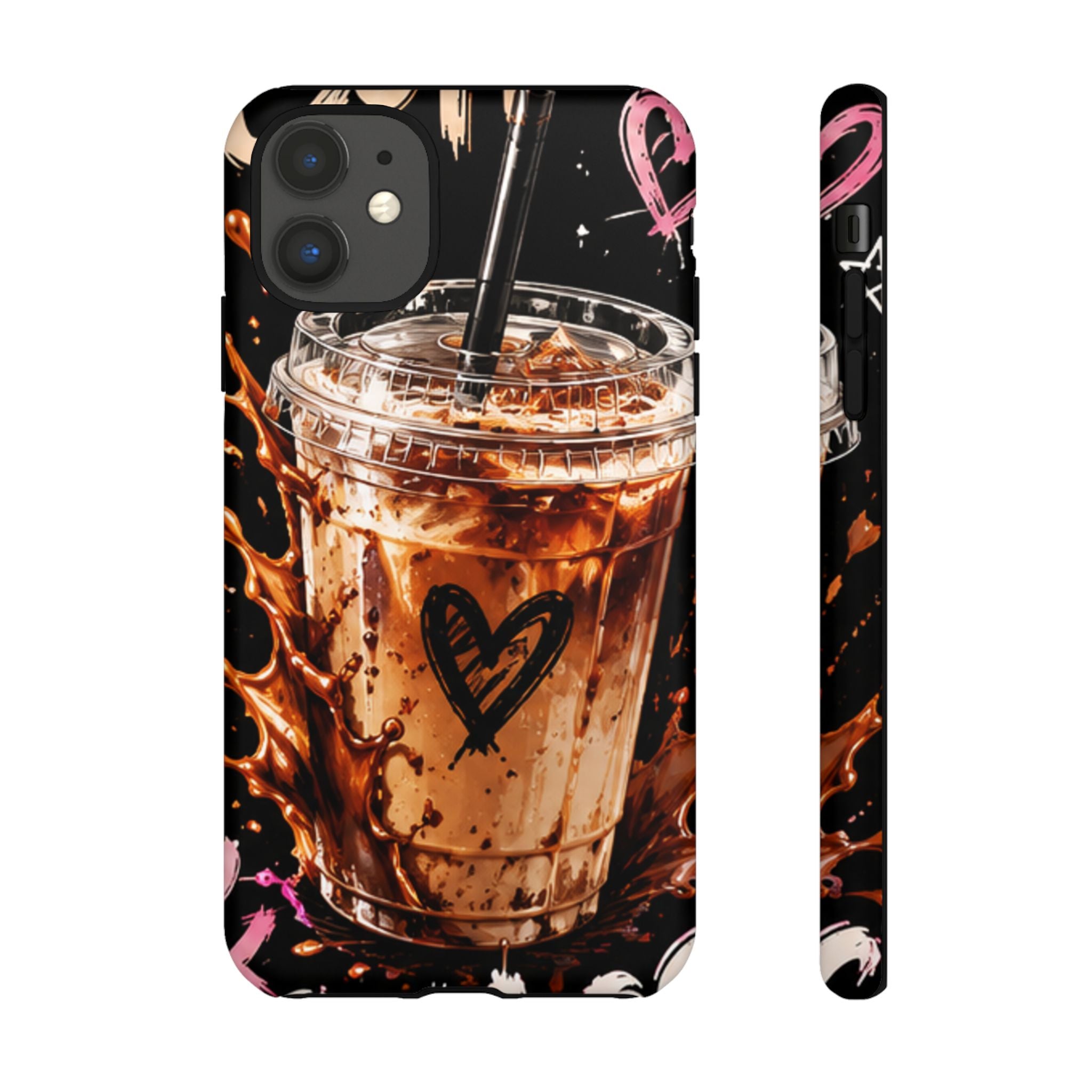 Iced Coffee Phone Case – 'Iced Coffee latte: Stylish Protective Case