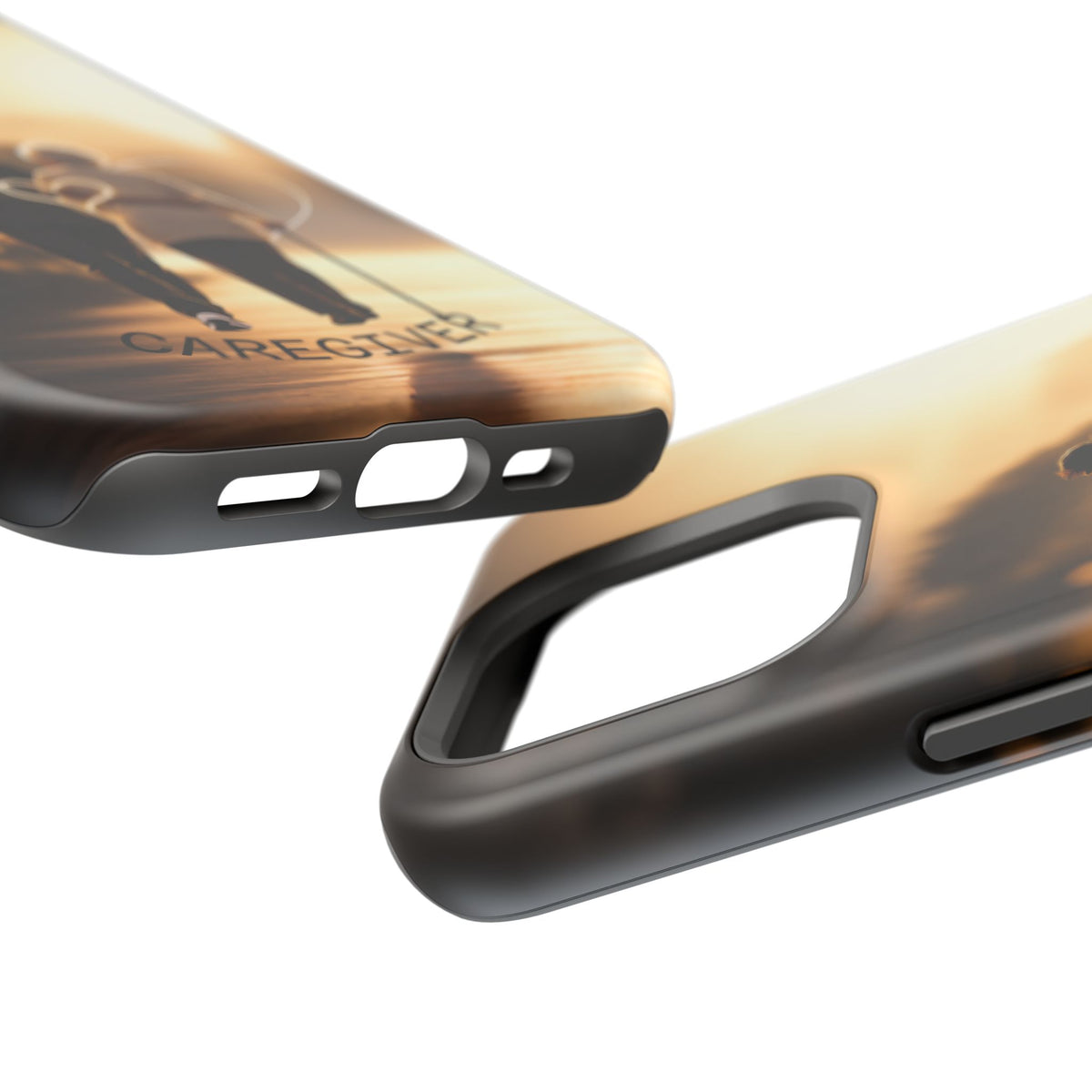 Caregiver Phone Case — Impact-Resistant Protective Case with Heart Design