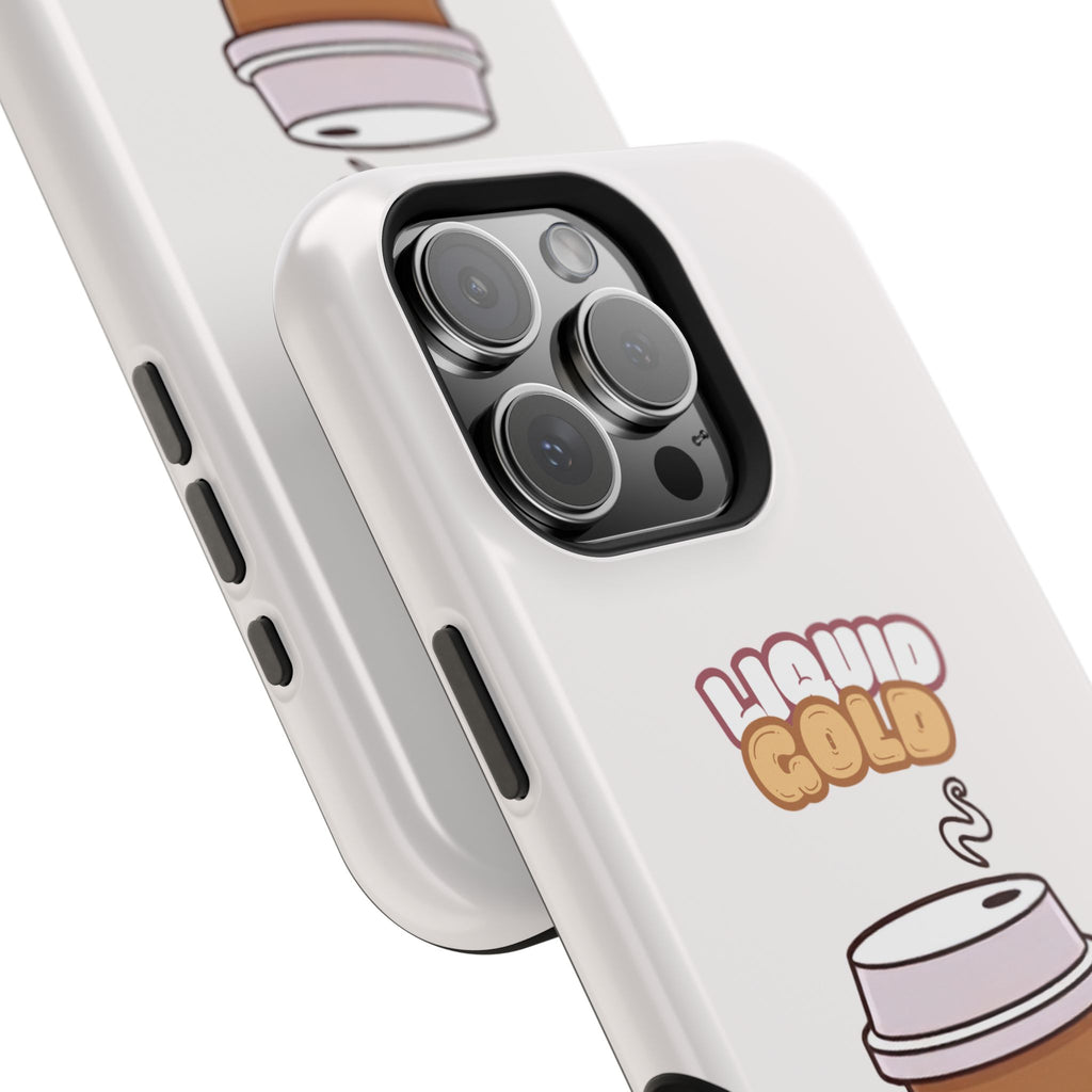 Coffee Cup Phone Case – “Liquid Gold” Cute Kawaii Espresso Impact-Resistant Case