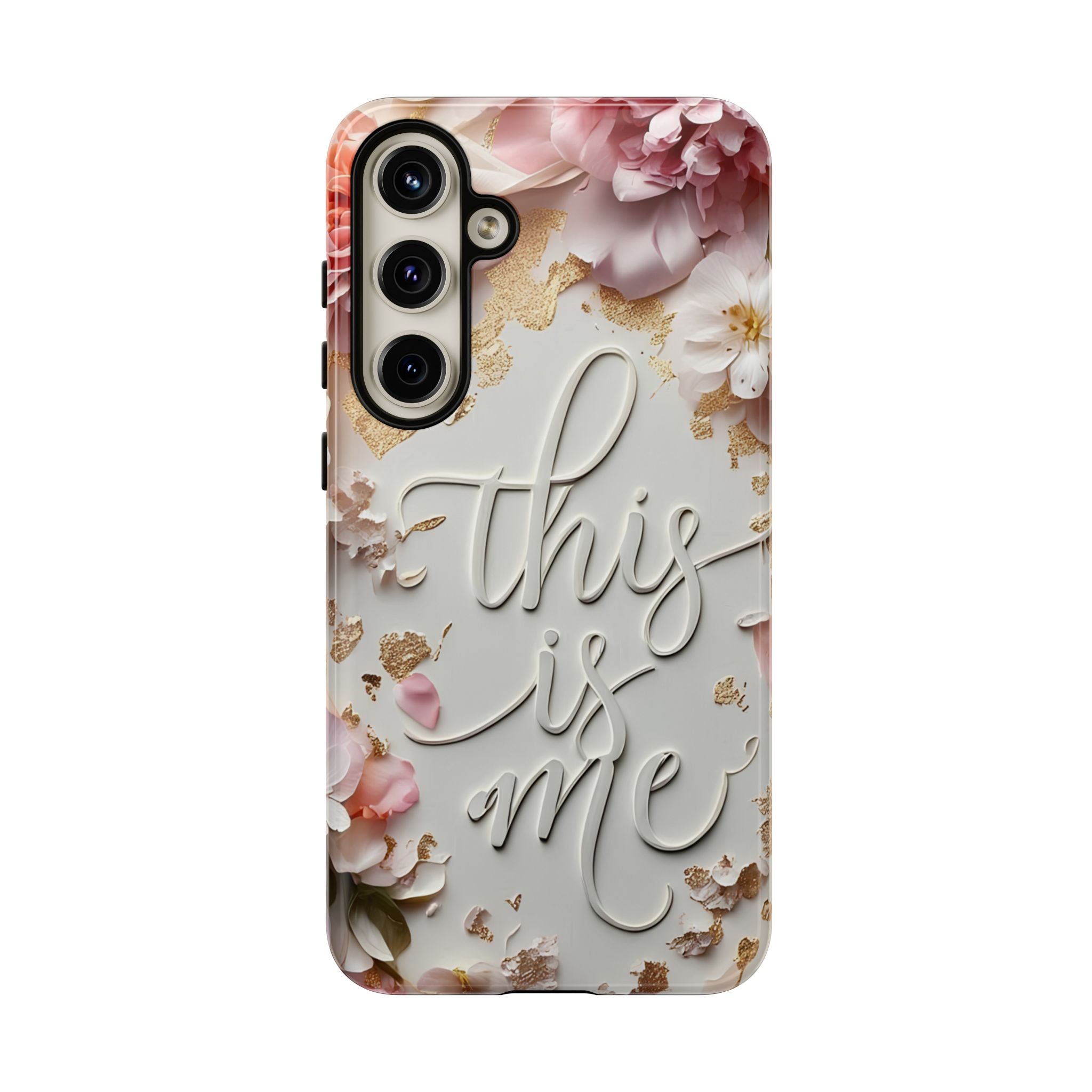 Phone Case — "This Is Me" Floral Tough Case