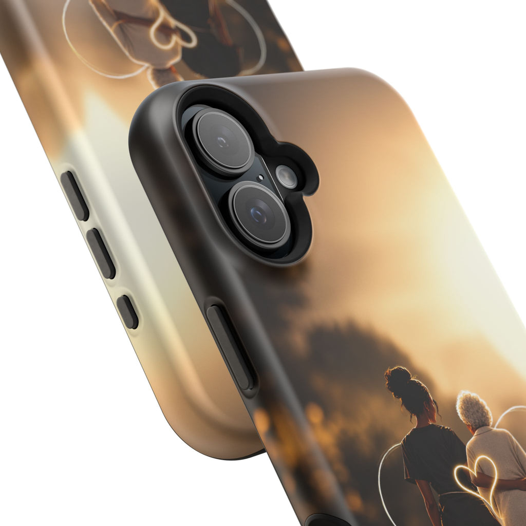 Caregiver Phone Case — Impact-Resistant Protective Case with Heart Design