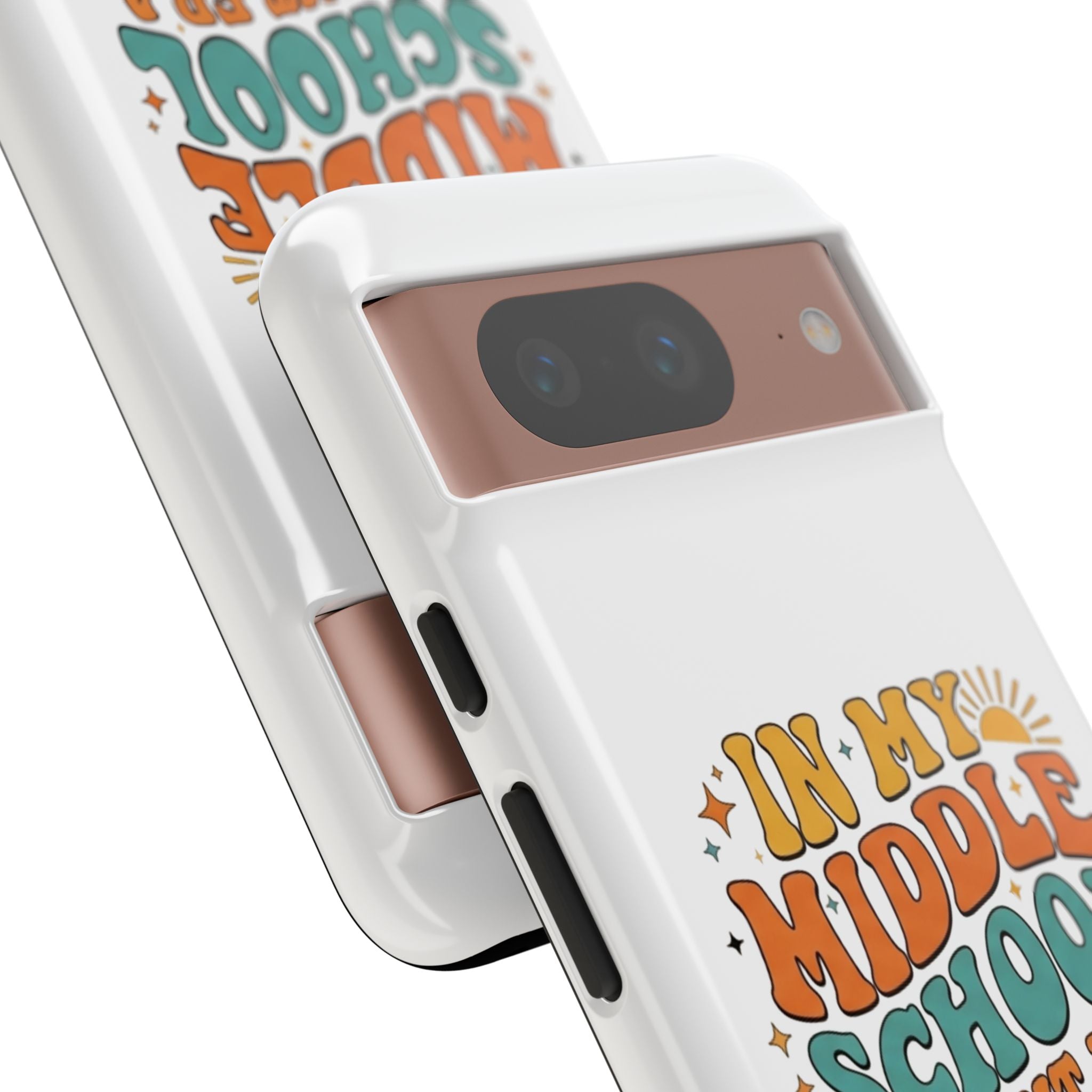 Middle School Parent Phone Case — "In My Middle School Parent Era" Retro Design