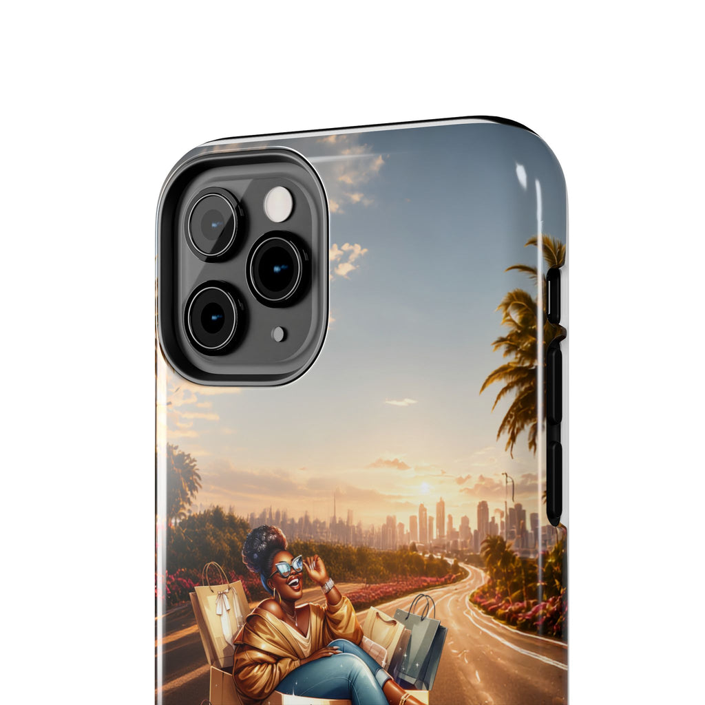 Sunset Roadtrip Tough Phone Case — Relaxed Traveler Design
