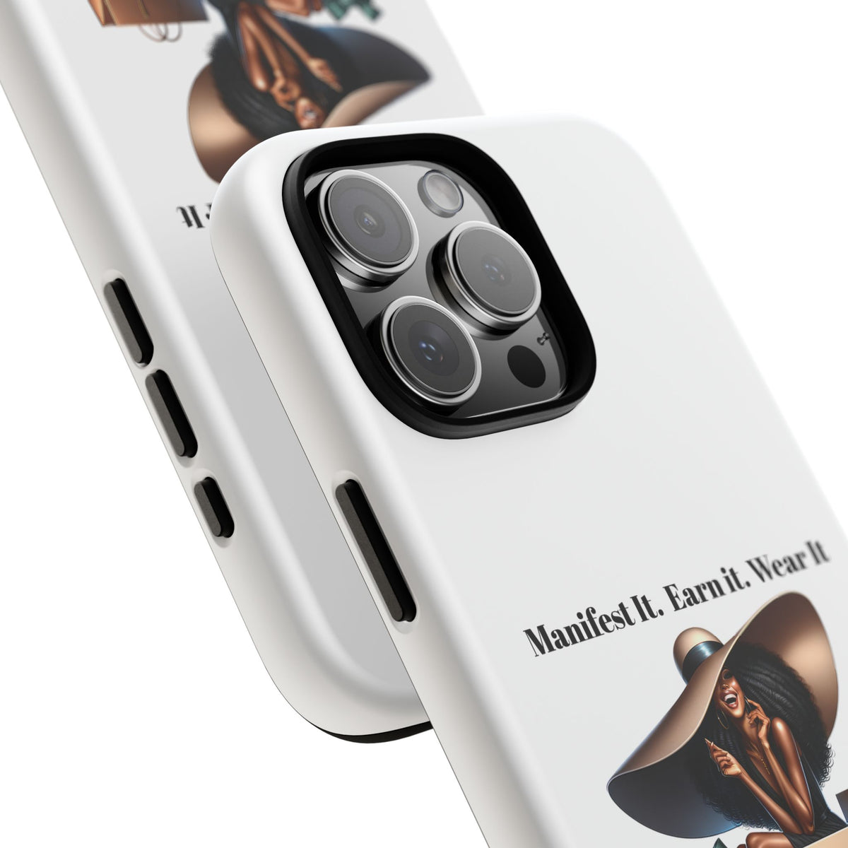 Phone Case - "Manifest It. Earn It. Wear It." Chic Shopper Design