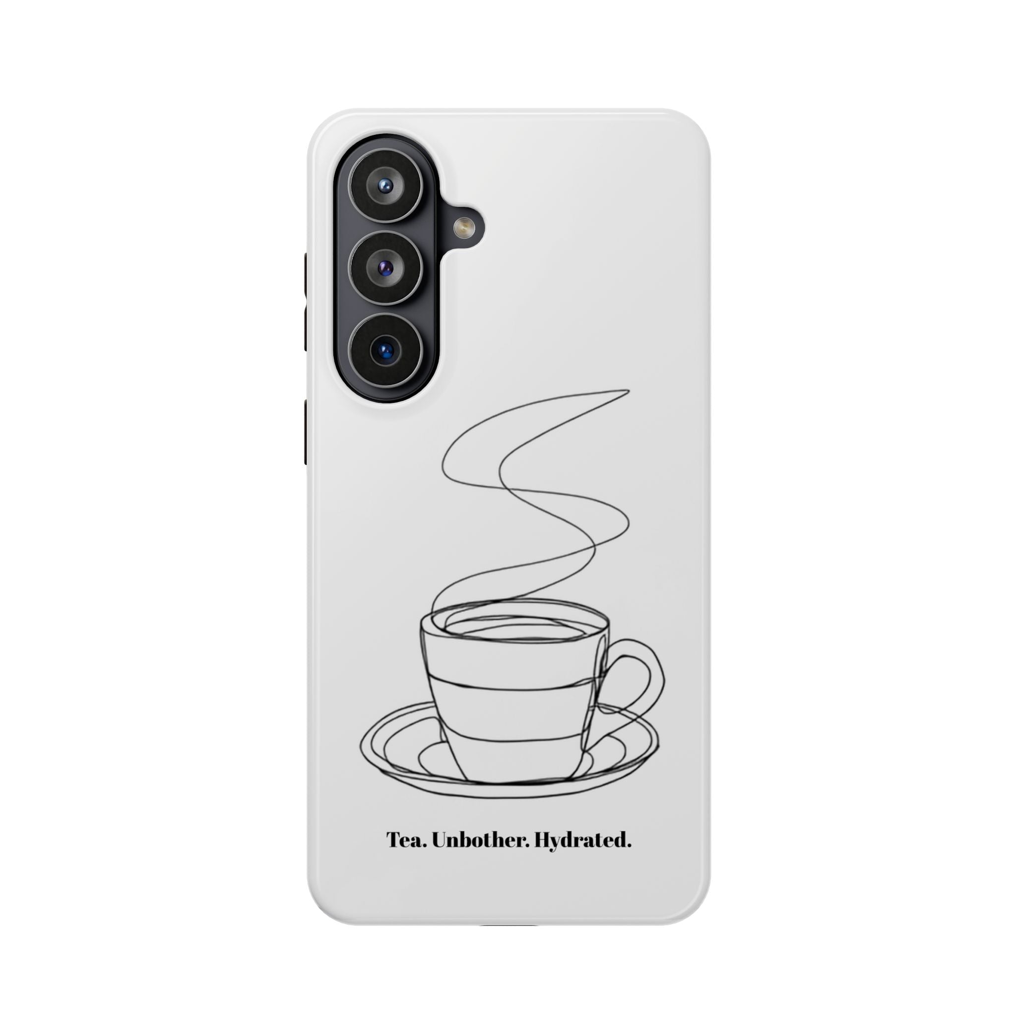 Tea Unbothered Hydrated Phone Case — Impact-Resistant