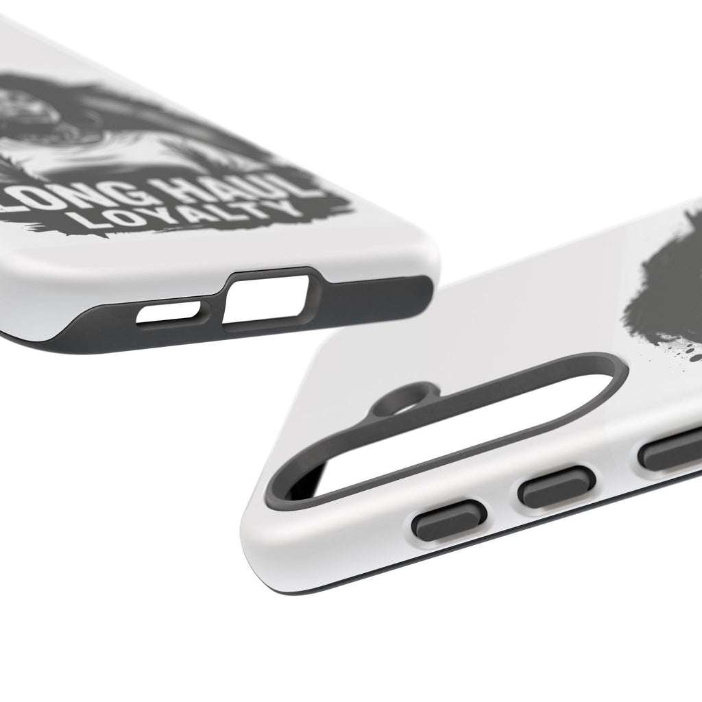 Phone Case — "Long Haul Loyalty" Black & White Portrait Protective Case