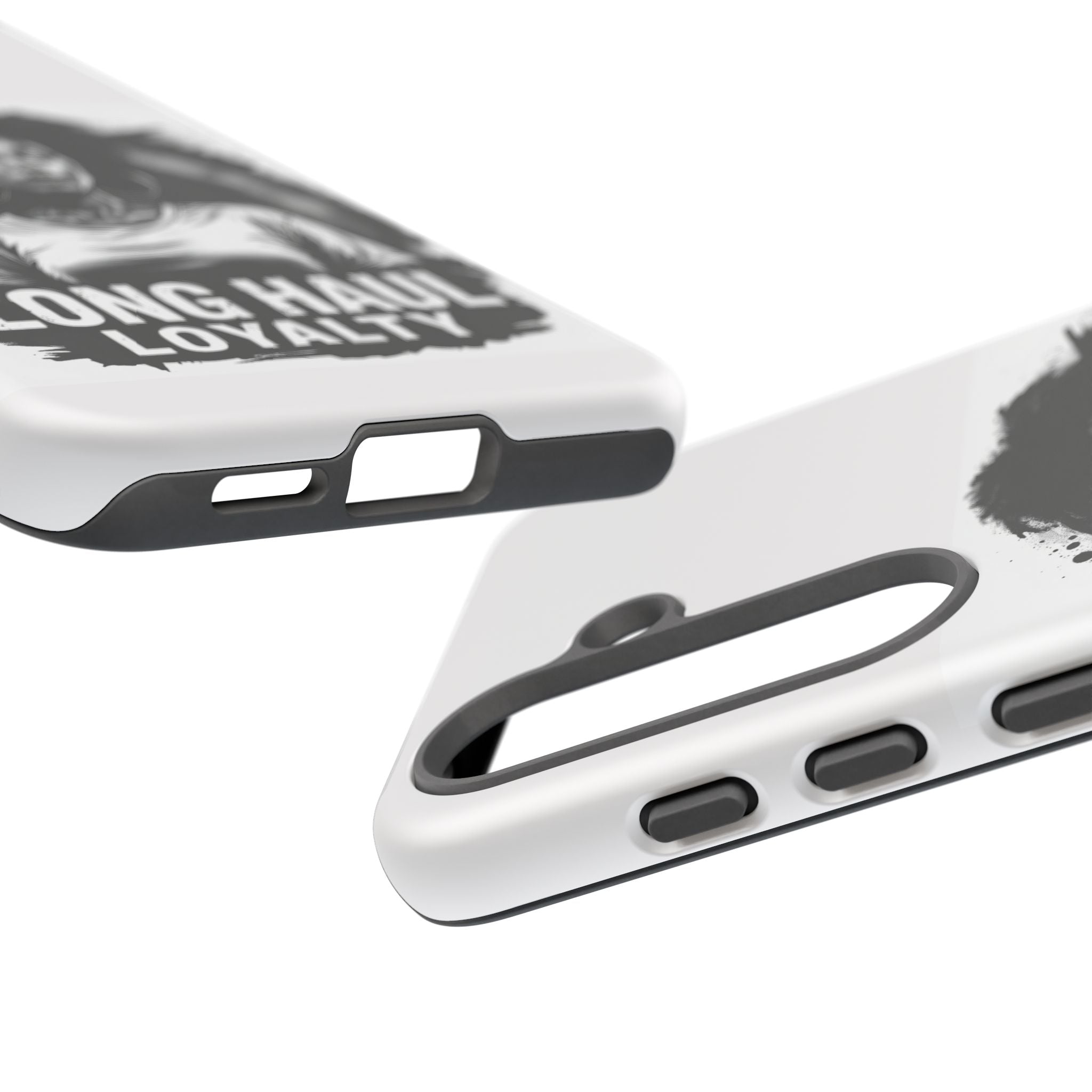 Phone Case — "Long Haul Loyalty" Black & White Portrait Protective Case