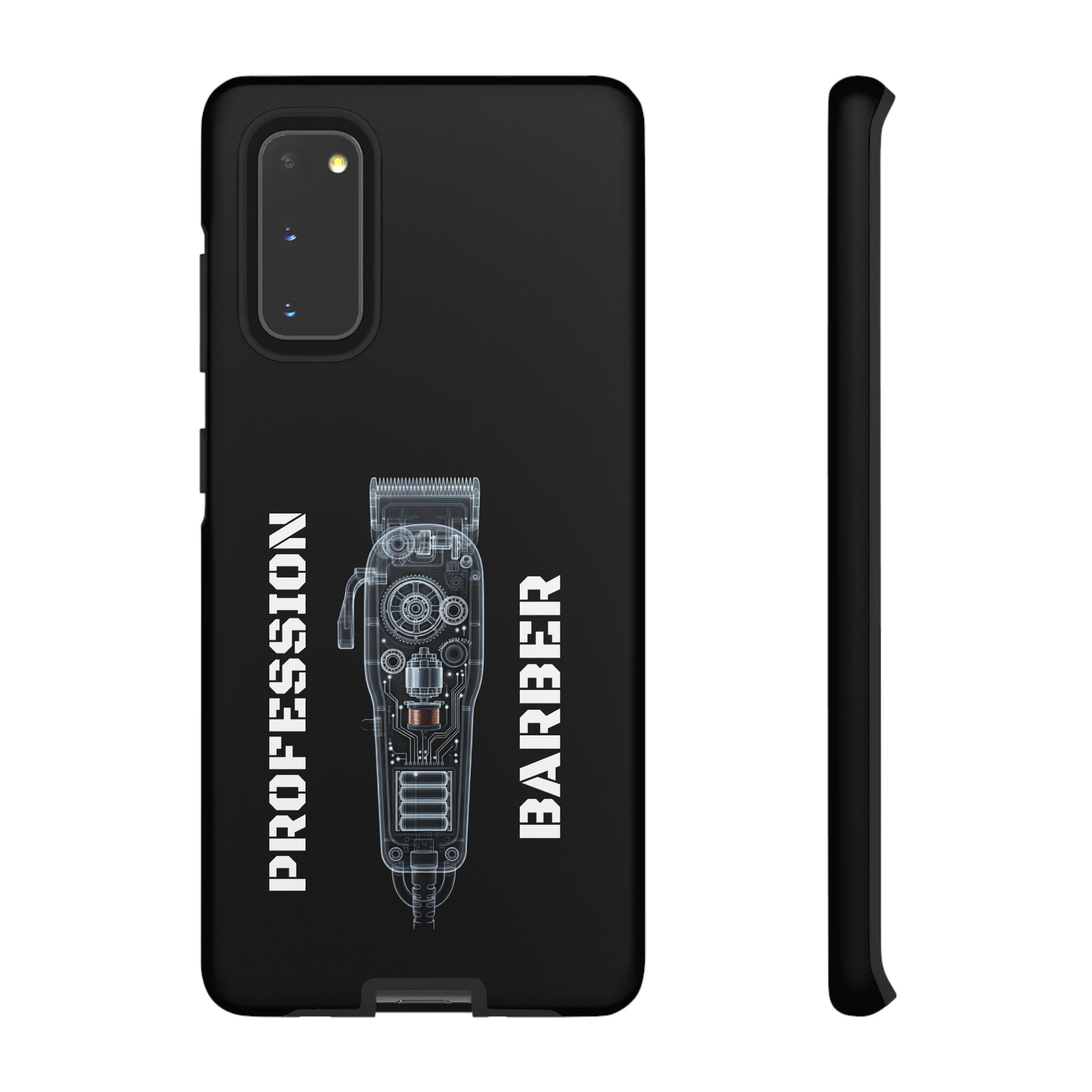 Barber Clip Cord X‑Ray Tough Phone Case – Professional Barber Gift