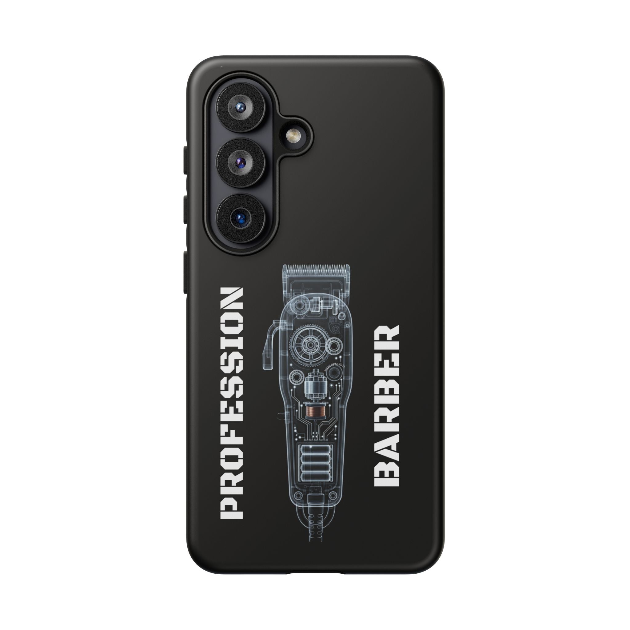 Barber Clip Cord X‑Ray Tough Phone Case – Professional Barber Gift