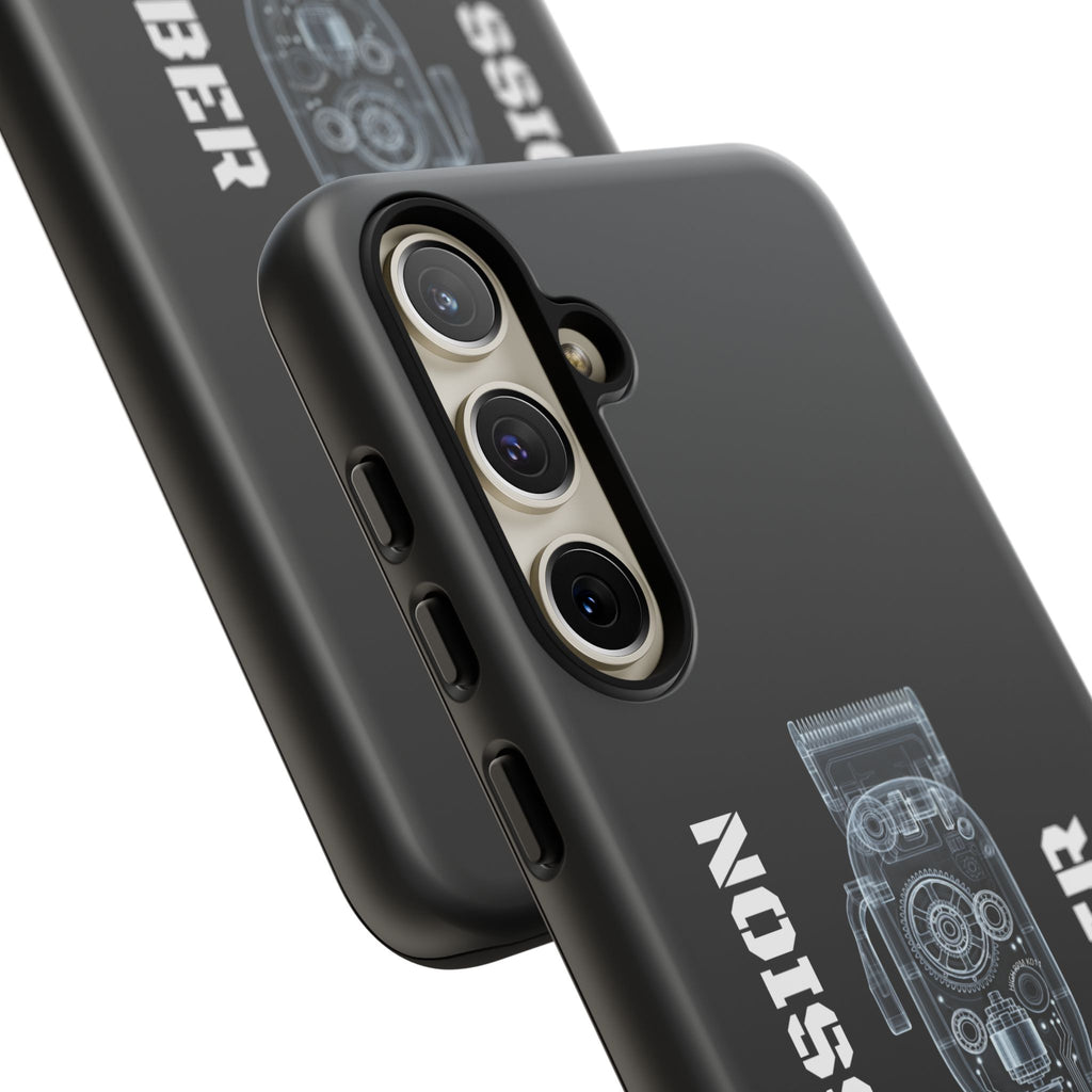 Barber Clip Cord X‑Ray Tough Phone Case – Professional Barber Gift
