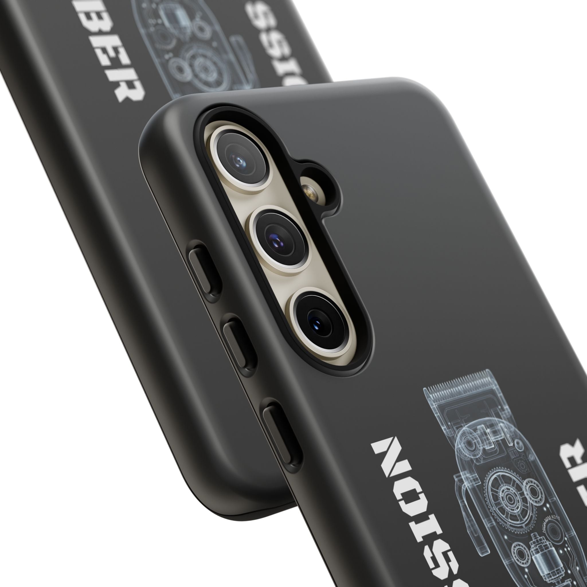Barber Clip Cord X‑Ray Tough Phone Case – Professional Barber Gift