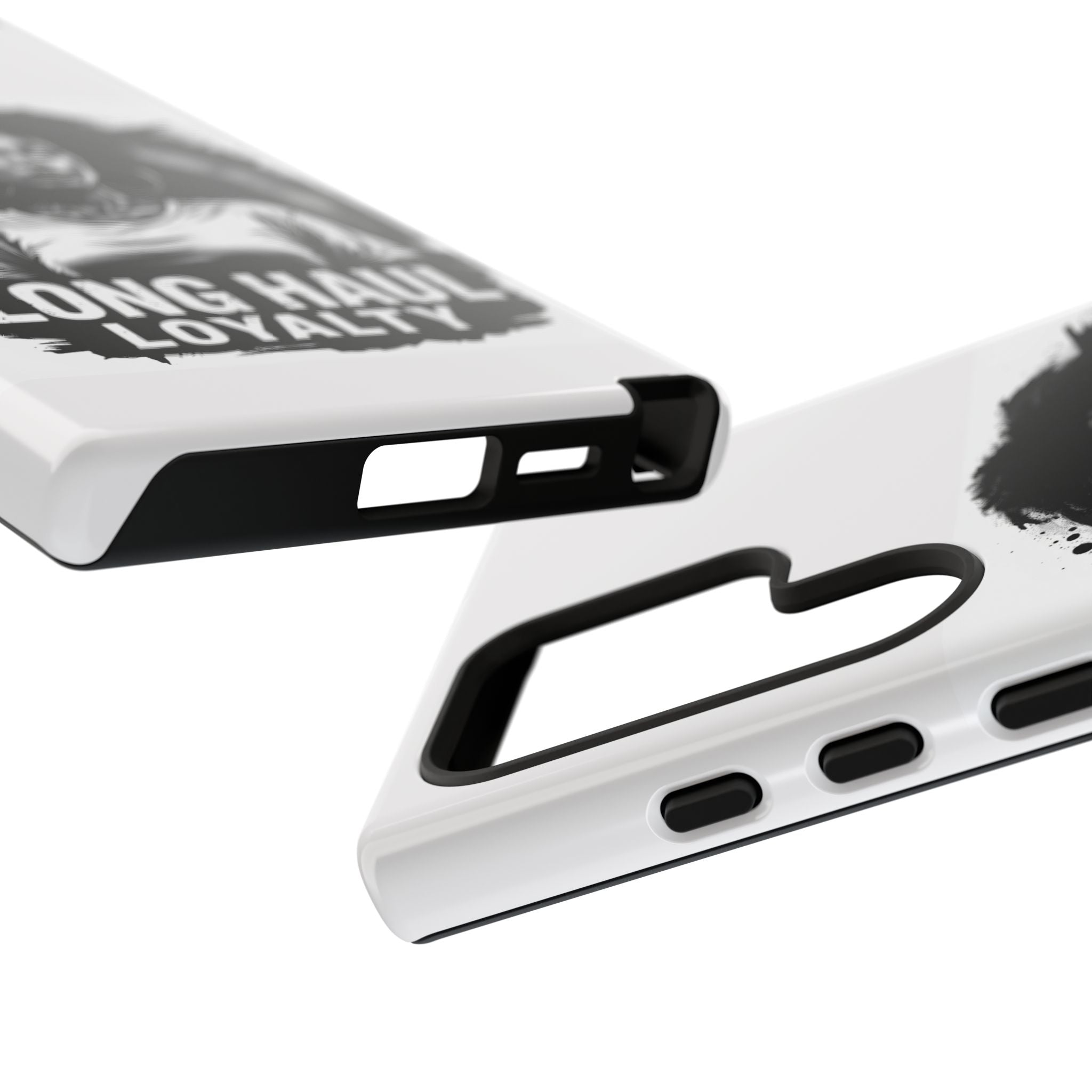 Phone Case — "Long Haul Loyalty" Black & White Portrait Protective Case