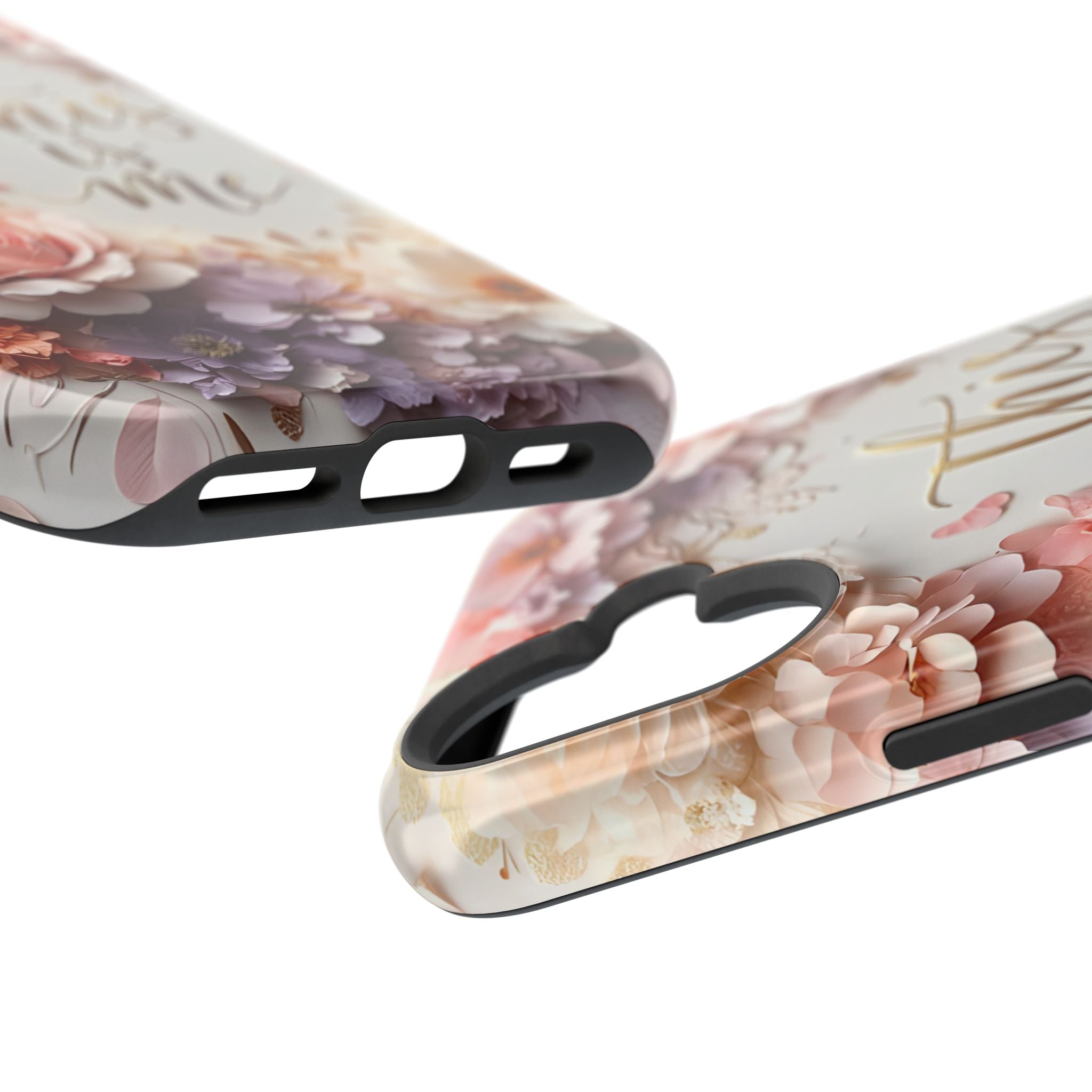 Floral "This Is Me" Phone Case — Impact-Resistant Floral Protective Cover