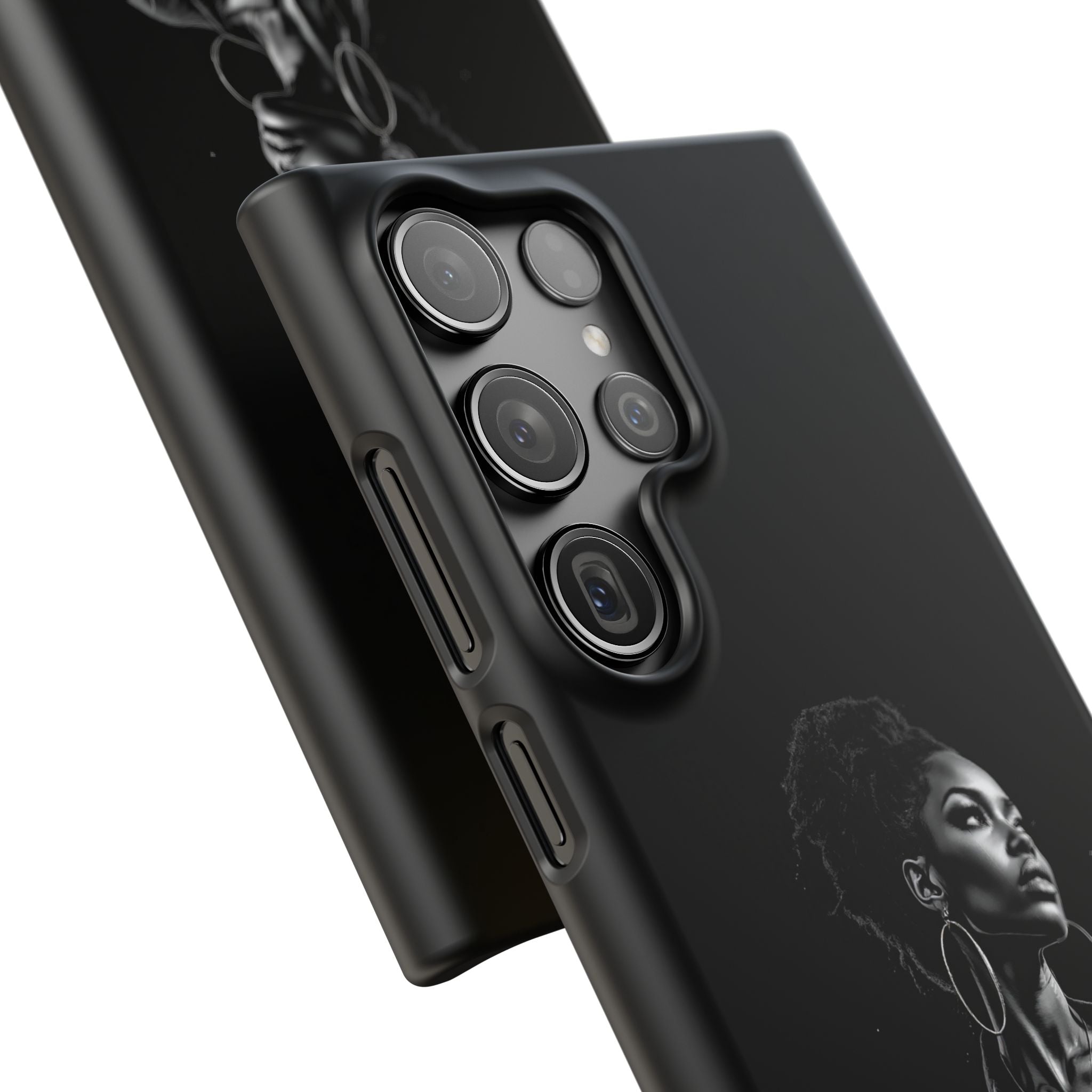 Phone Case — "Long Haul Loyalty" Black Portrait Snap Case