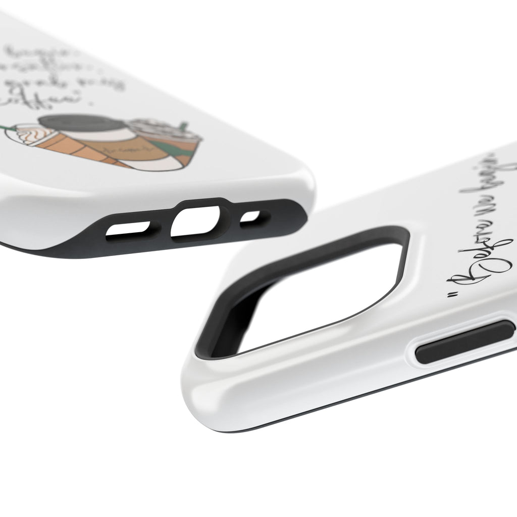 Coffee Quote Magnetic Impact-Resistant Phone Case