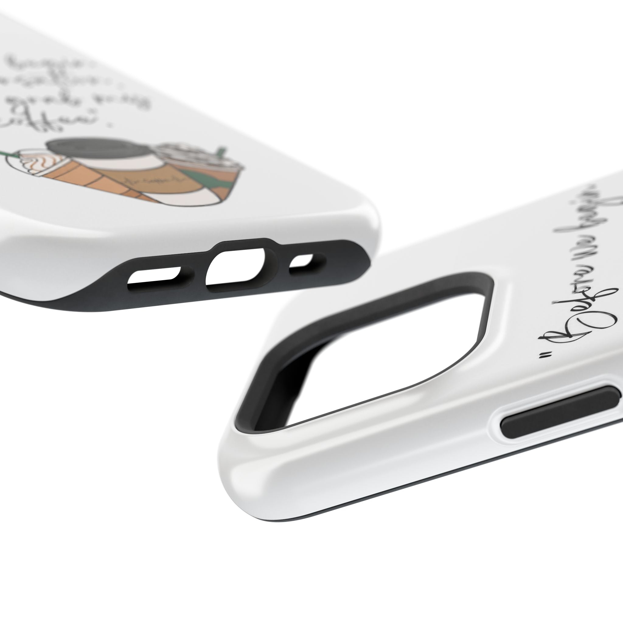 Coffee Quote Magnetic Impact-Resistant Phone Case