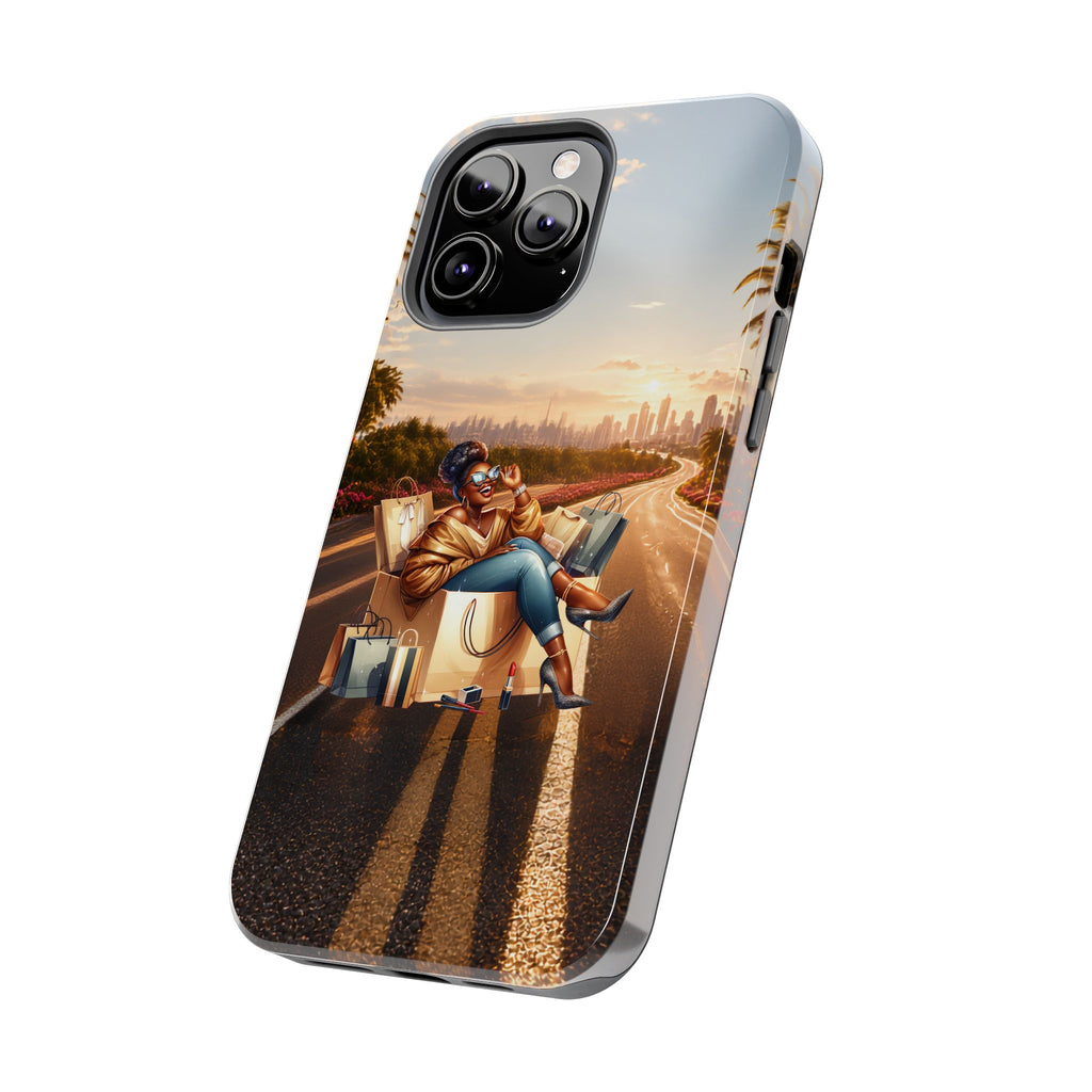 Sunset Roadtrip Tough Phone Case — Relaxed Traveler Design