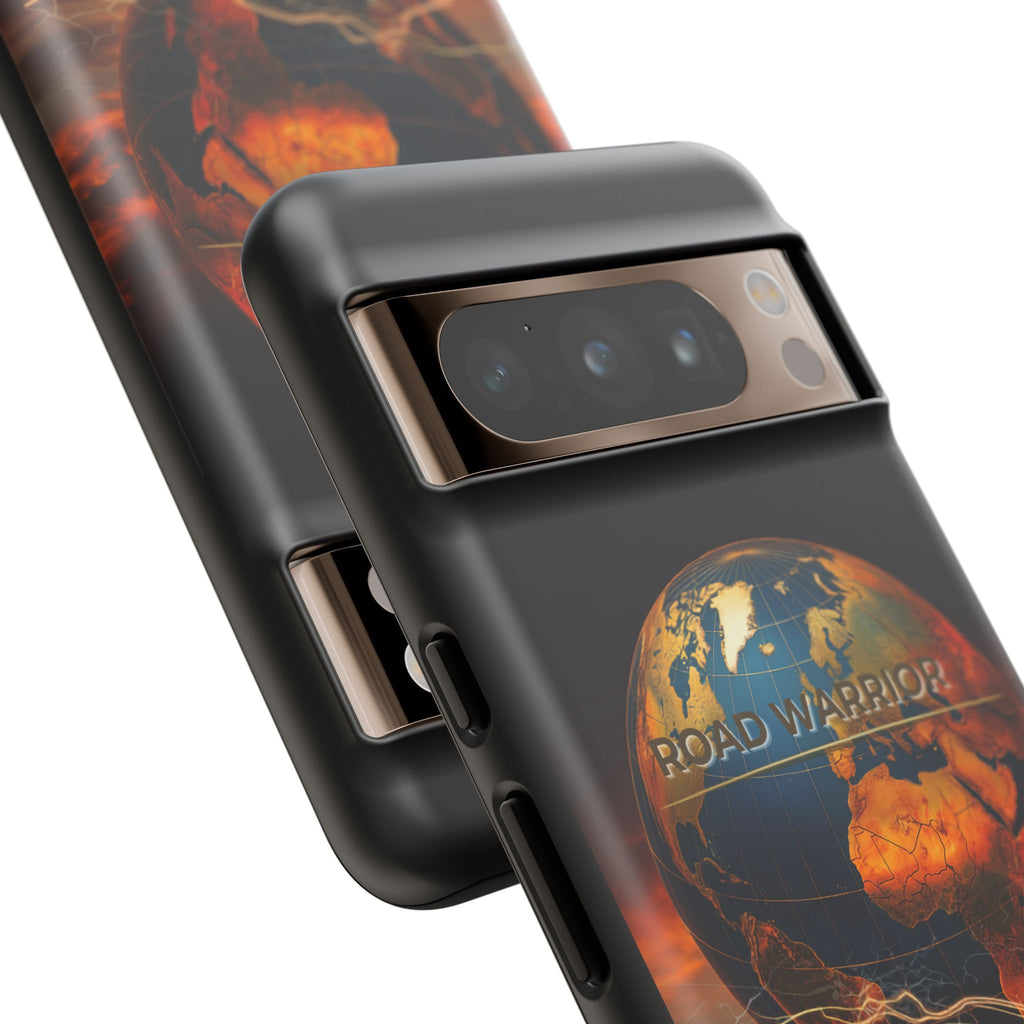 Truck Driver Phone Case — 'Global Road Warrior' Semi Truck Globe Tough Phone Cover